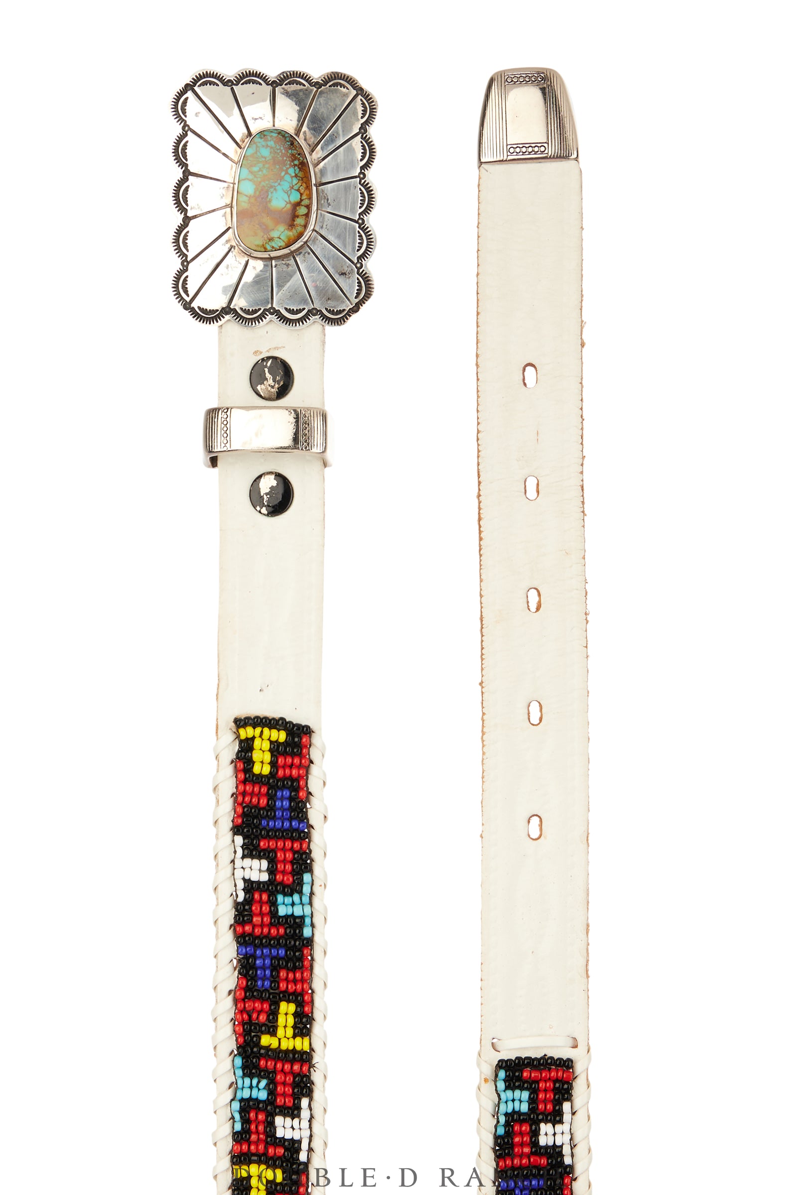 Belt, A Vintage, Buckle, Concho, Turquoise, Hallmark Vintage, 870