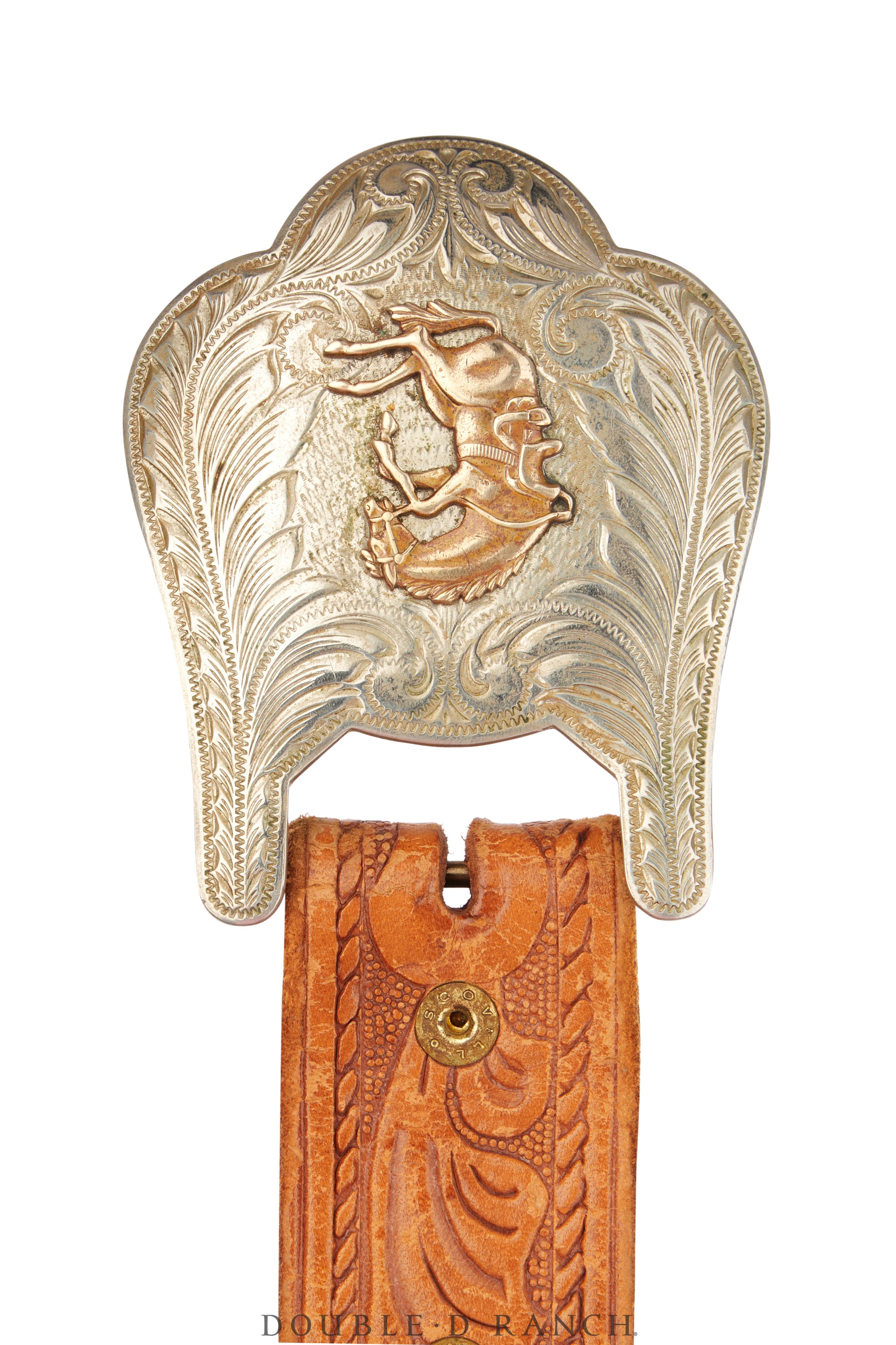 Belt, A Vintage, Buckle, Kitsch, Western, Ranger, Bucking Bronc, Vintage, 885