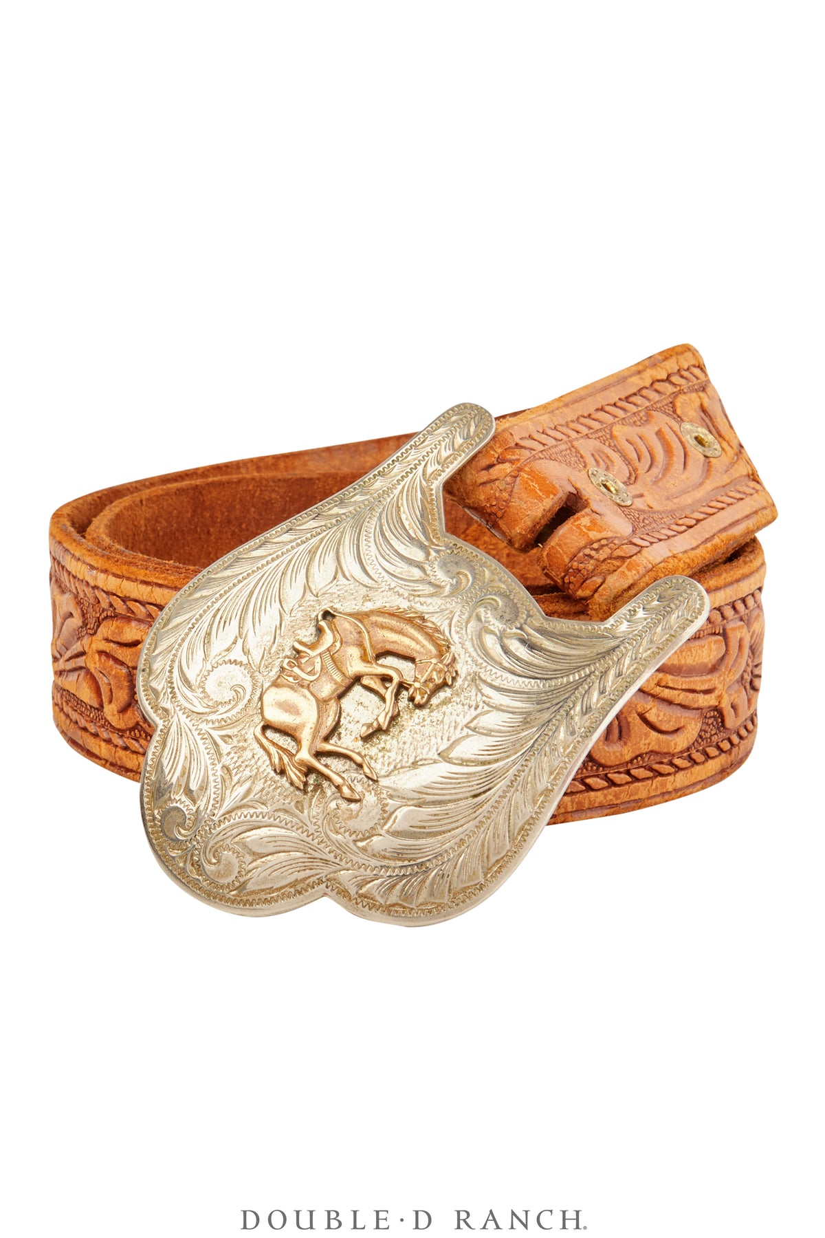 Belt, A Vintage, Buckle, Kitsch, Western, Ranger, Bucking Bronc, Vintage, 885