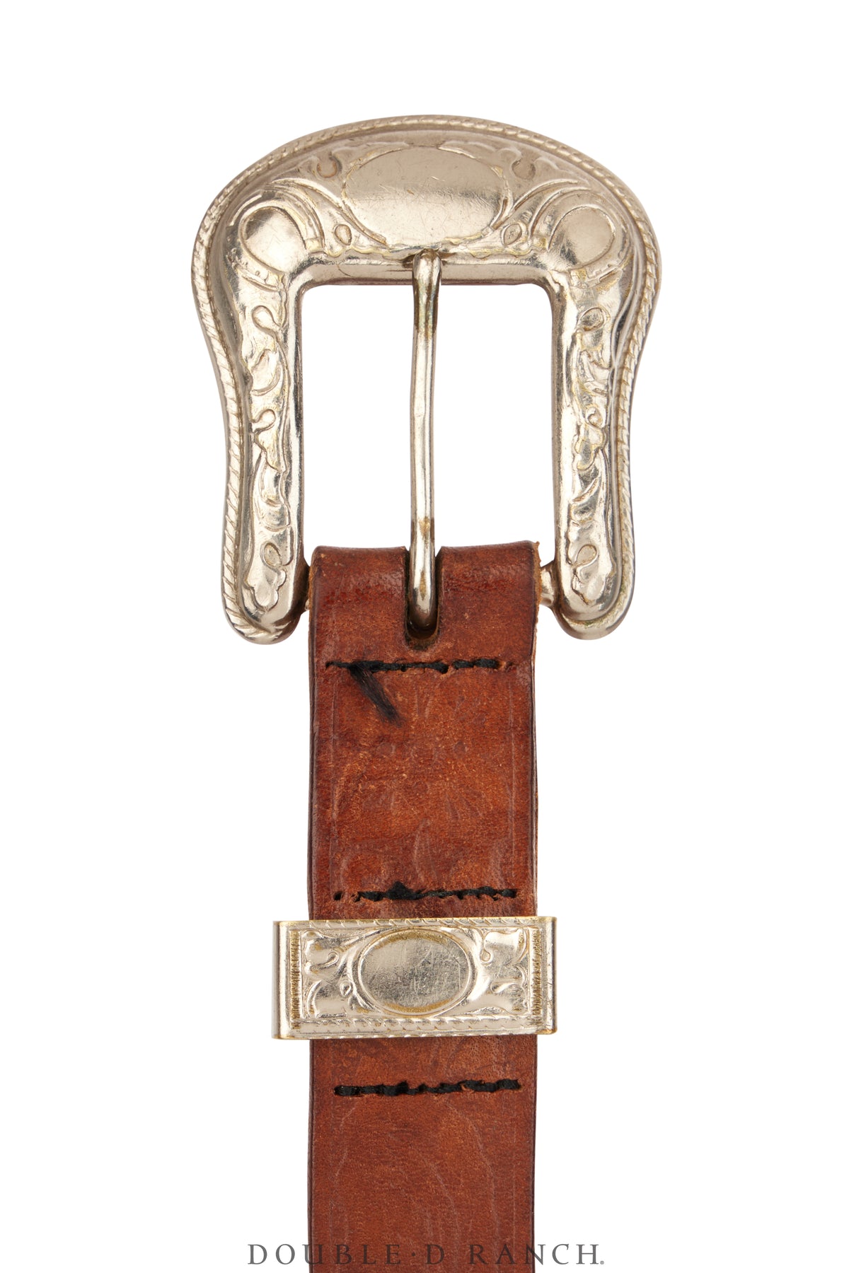 Belt, A Vintage, Buckle, Biker, Glass Rivets, Vintage, 888