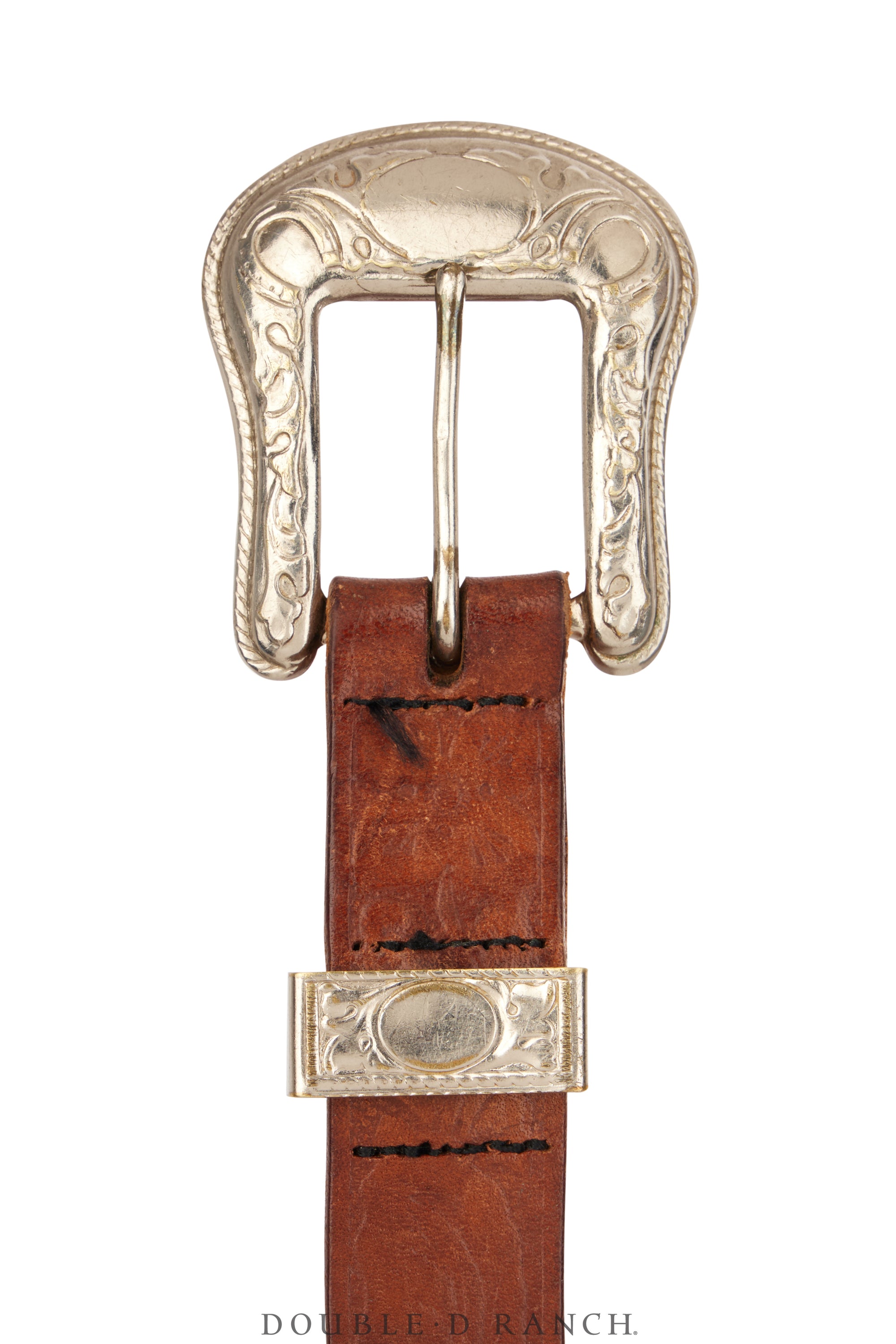 Belt, A Vintage, Buckle, Biker, Glass Rivets, Vintage, 888