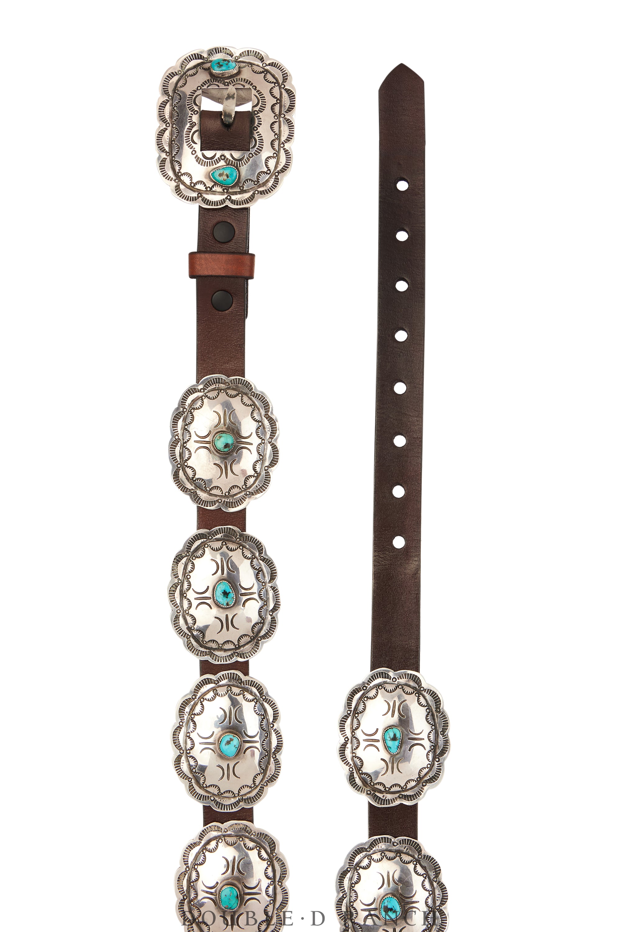 Belt, A Vintage, Concho, Turquoise, Vintage, 890