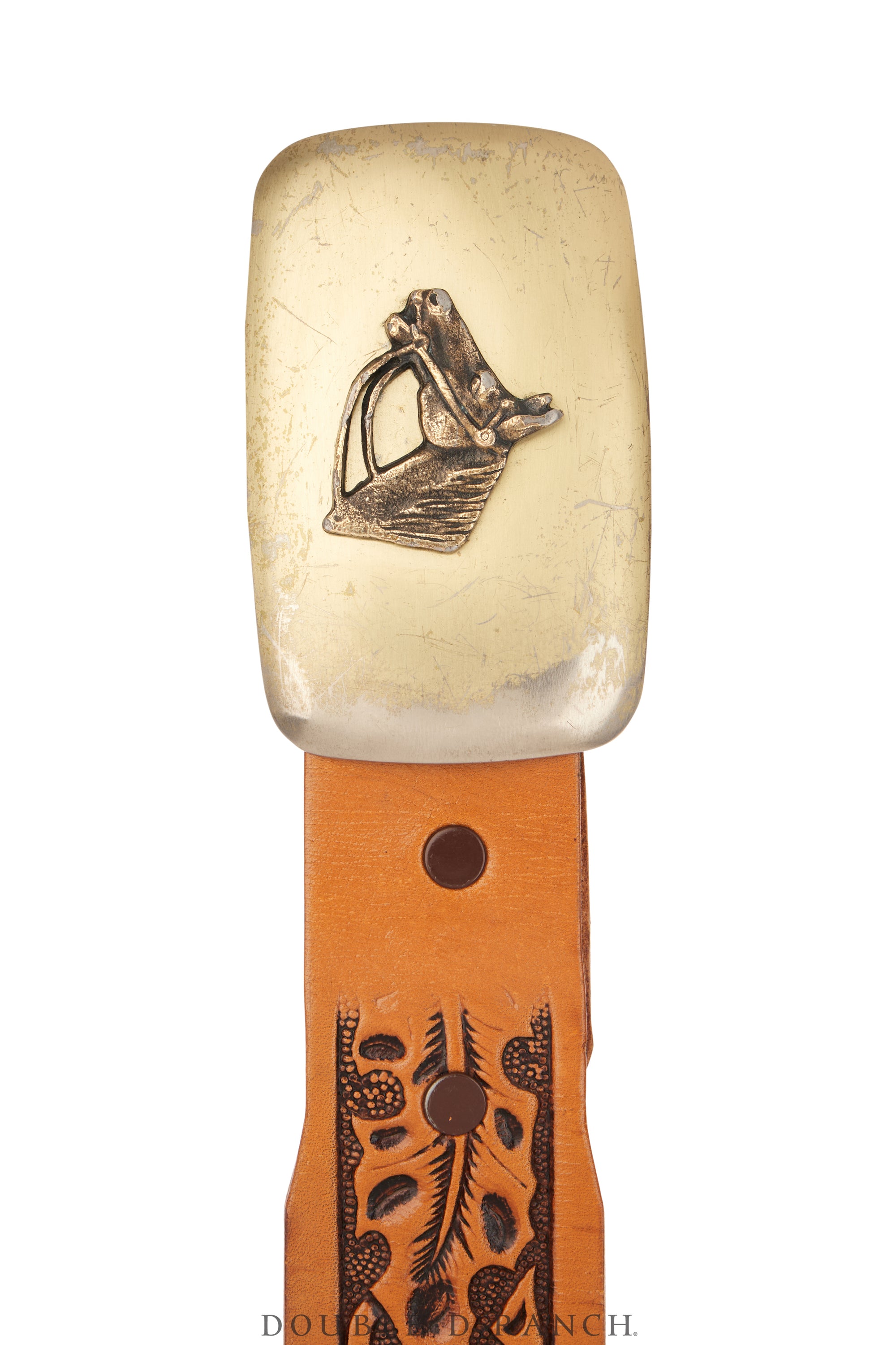 Belt, A Vintage, Buckle, Kitsch, Western, Horse Profile, Vintage, 897