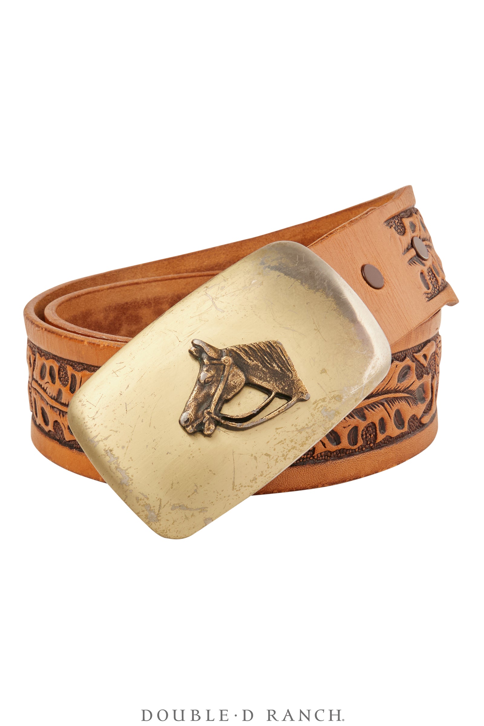 Belt, A Vintage, Buckle, Kitsch, Western, Horse Profile, Vintage, 897