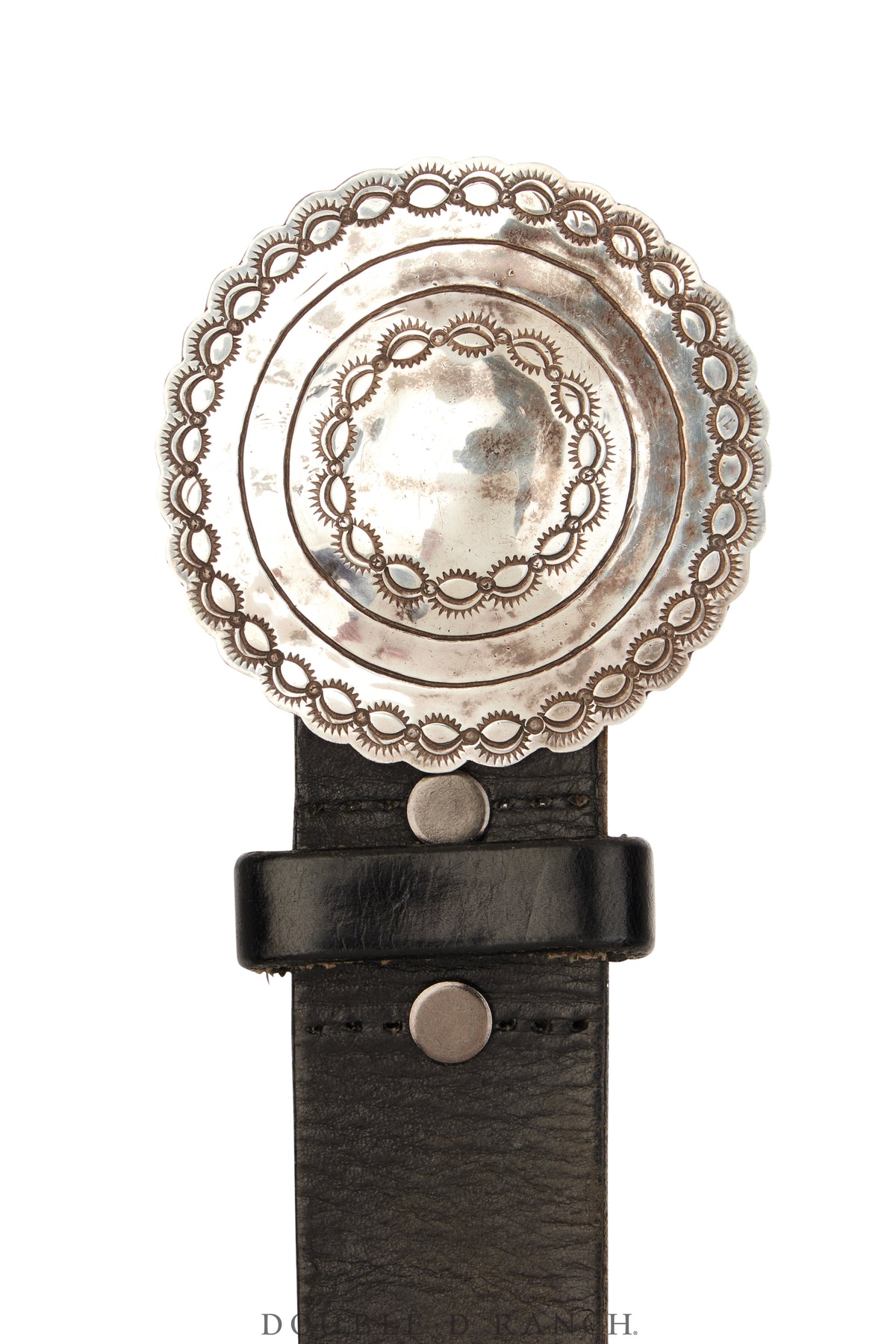 Belt, A Vintage, Buckle, Concho, Repoussé, Hallmark, Vintage, 846