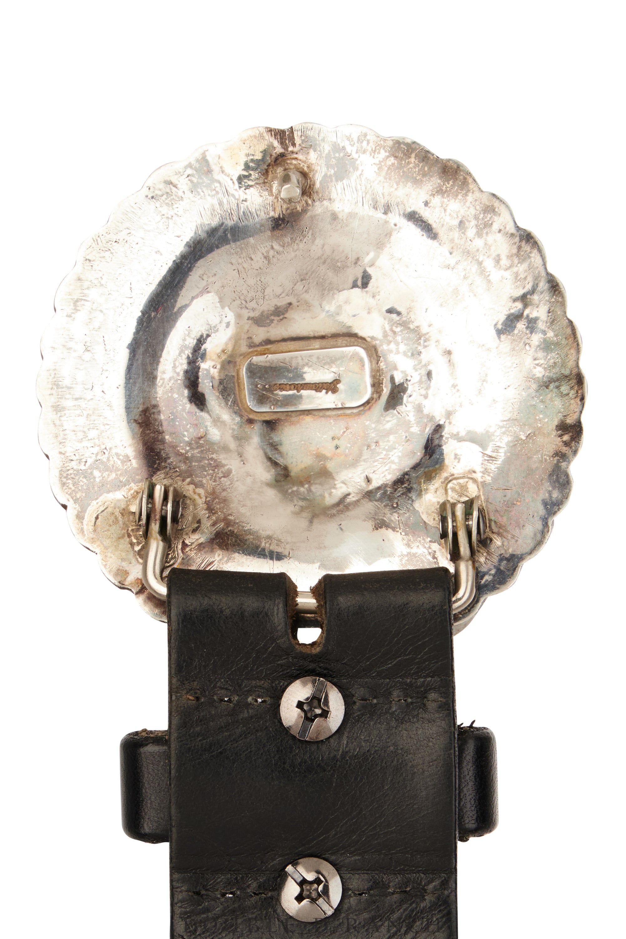 Belt, A Vintage, Buckle, Concho, Repoussé, Hallmark, Vintage, 846