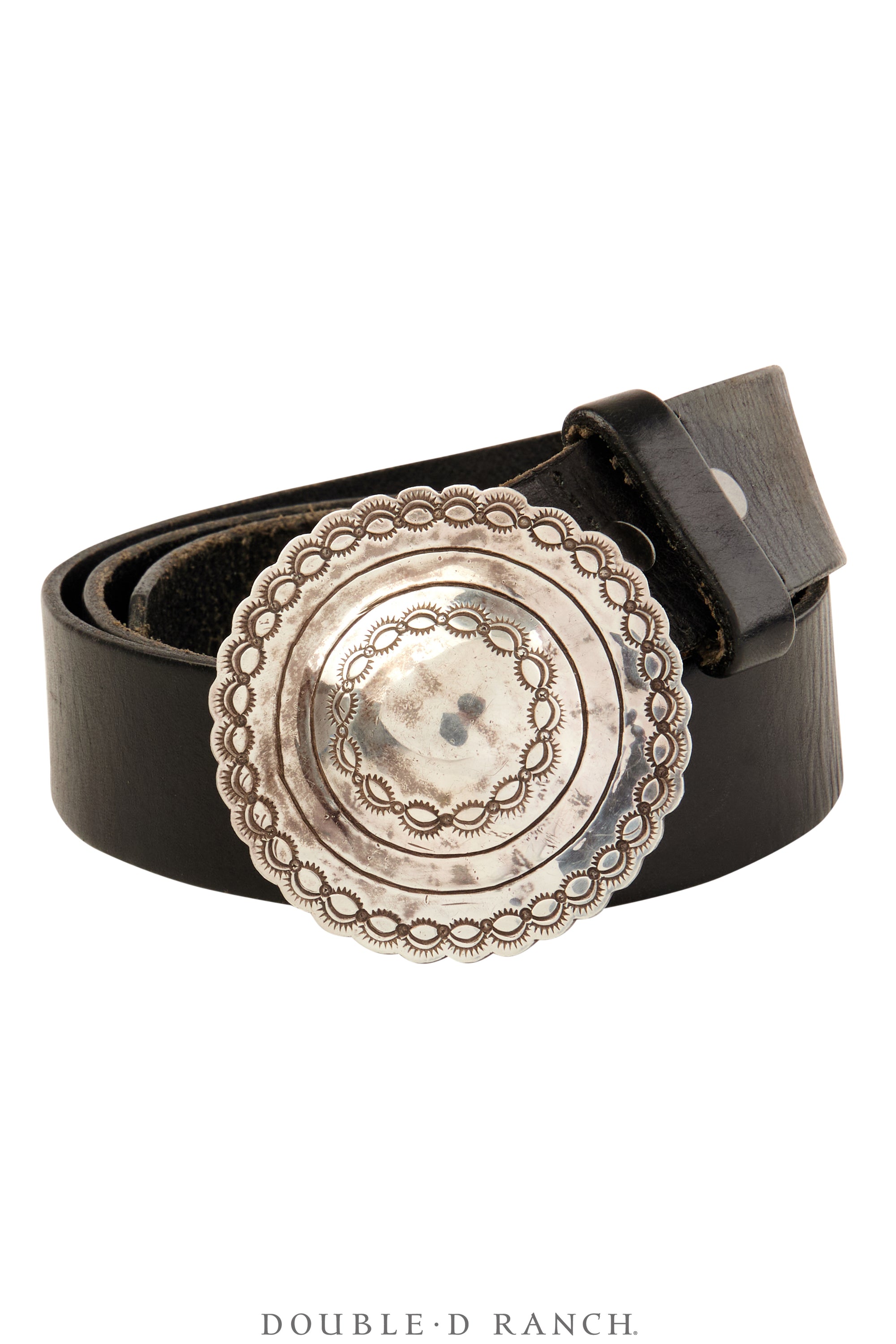 Belt, A Vintage, Buckle, Concho, Repoussé, Hallmark, Vintage, 846