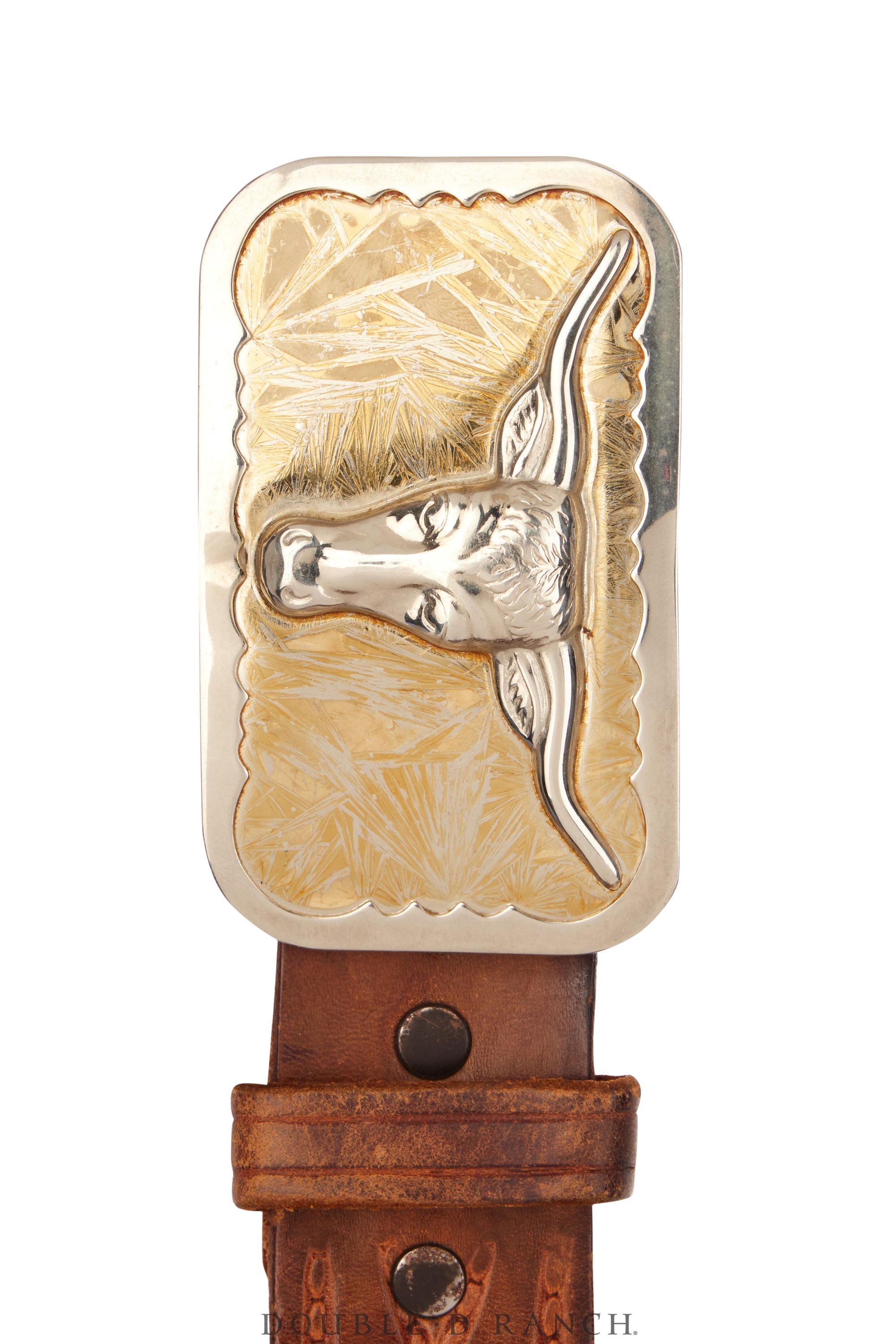 Belt, A Vintage, Buckle, Kitsch, Western, Longhorn, Vintage, 901