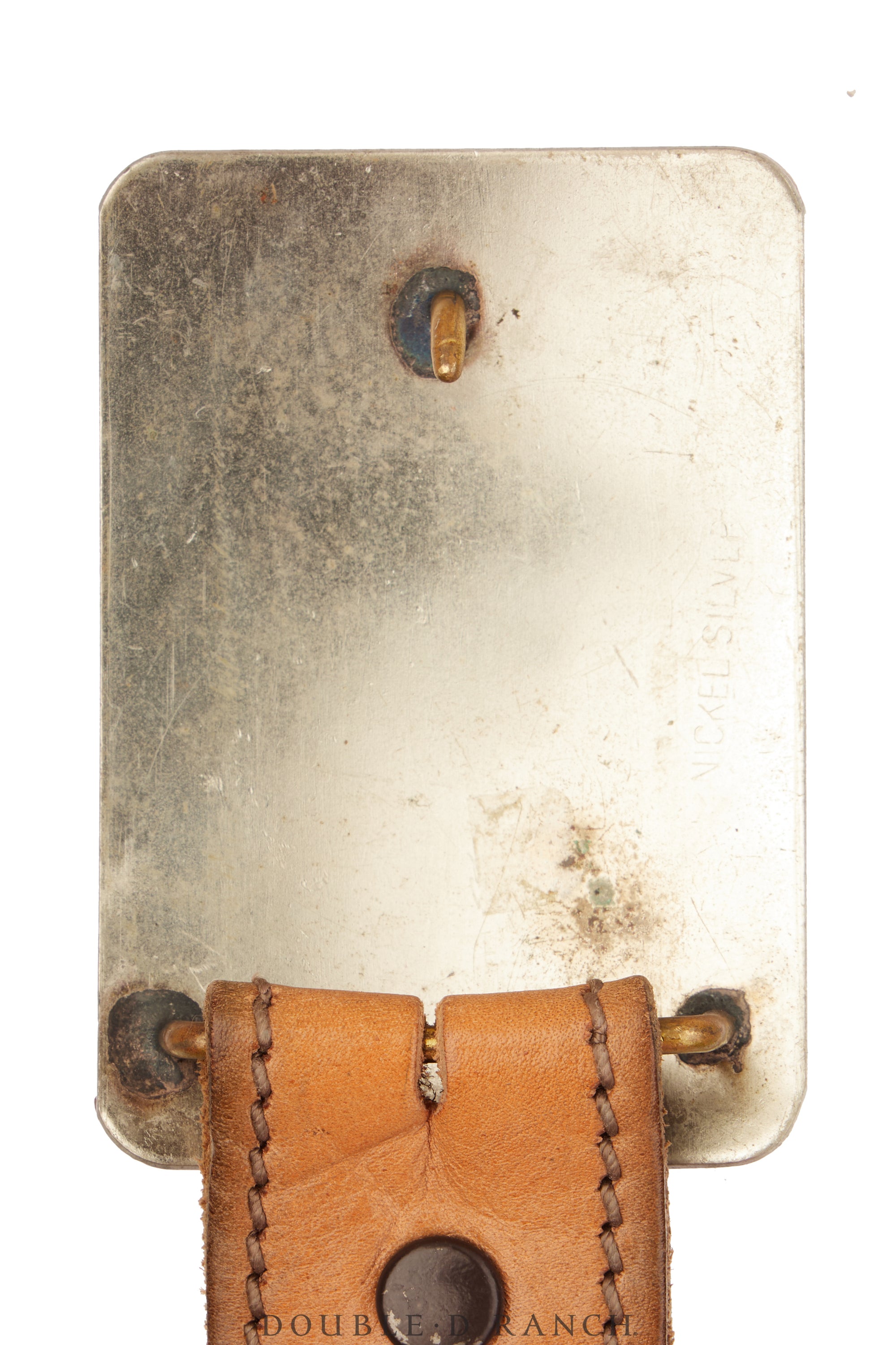 Belt, A Vintage, Buckle, Kitsch, Hat & Covered Wagon, Vintage, 903