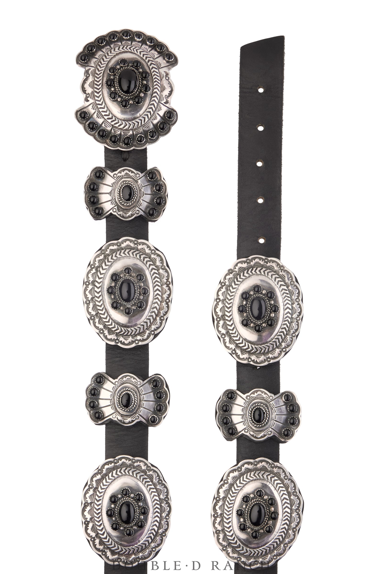 Belt, A Vintage, Concho, Onyx, Hallmark, Vintage, 929