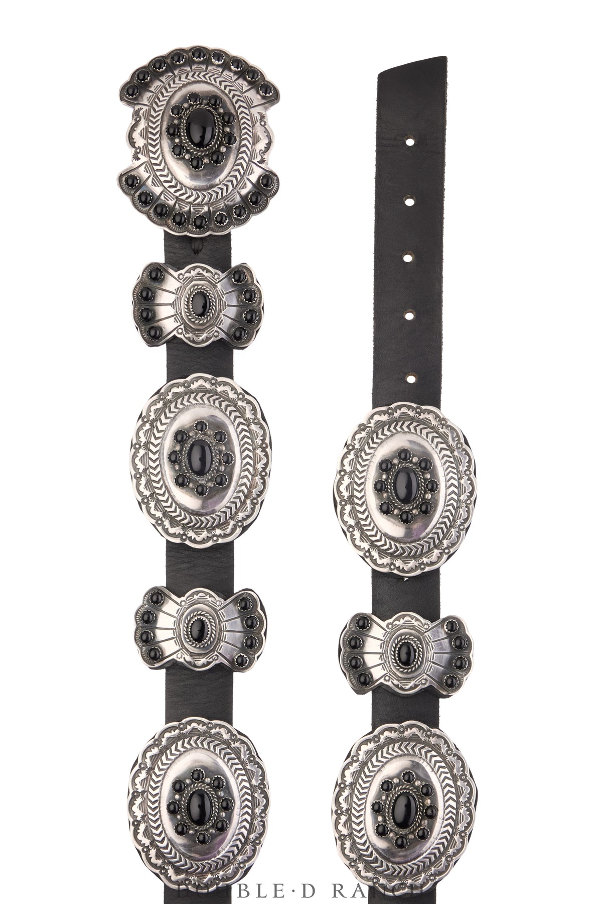 Belt, A Vintage, Concho, Onyx, Hallmark, Vintage, 929
