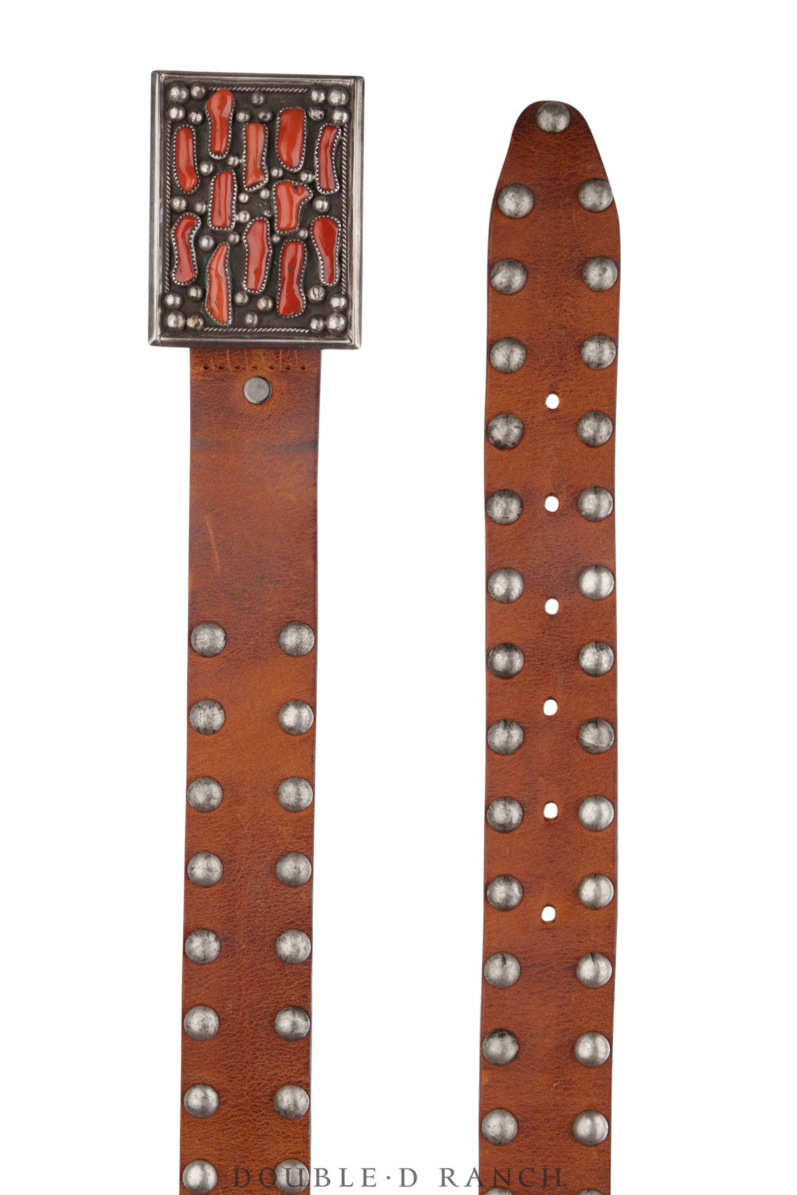 Belt, A Vintage, Buckle, Cluster, Coral, Hallmark, Vintage, 964