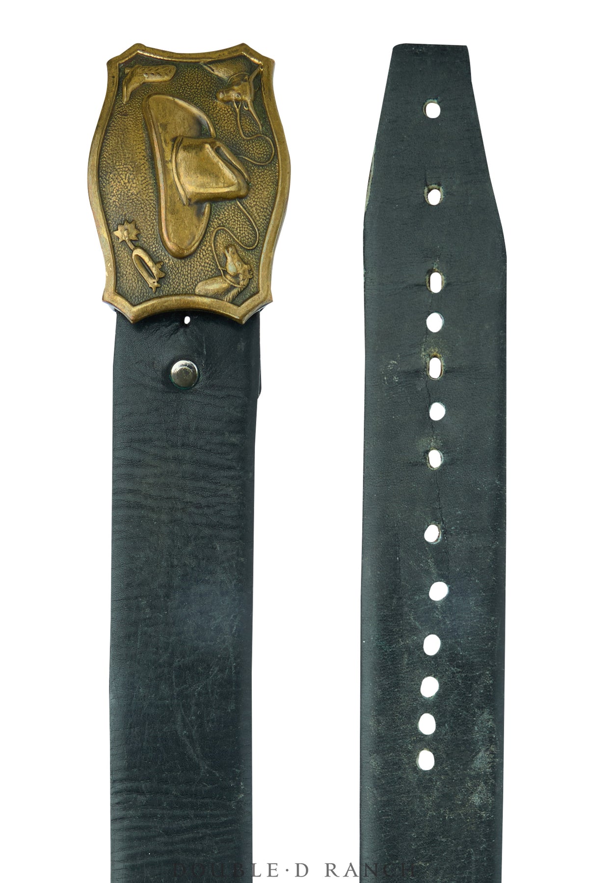 Belt, A Vintage, Buckle Kitsch, Hat & Western Icons, Vintage, 989