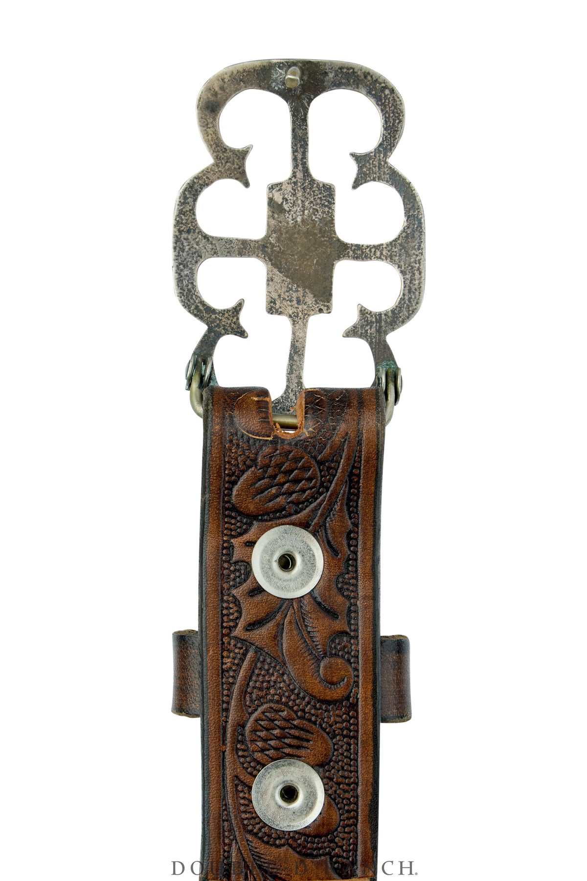 Belt, A Vintage, Buckle, Cast, Turquoise, Vintage, 993