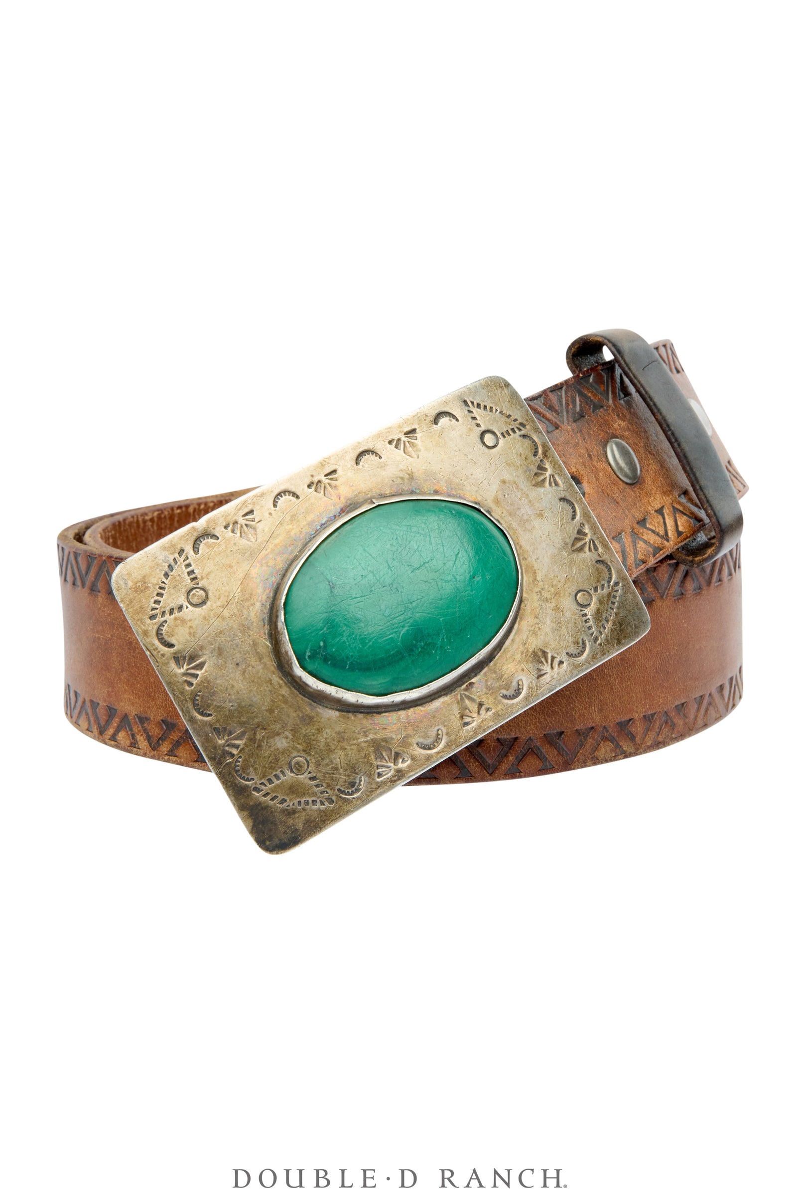 Belt, A Vintage, Buckle, Concho, Turquoise, Vintage, 994