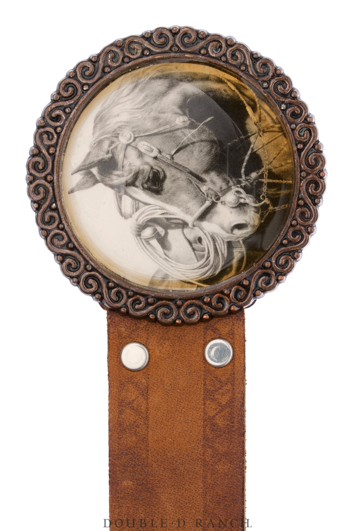 Belt, A Vintage, Buckle, Novelty, Horse, Vintage, 1264