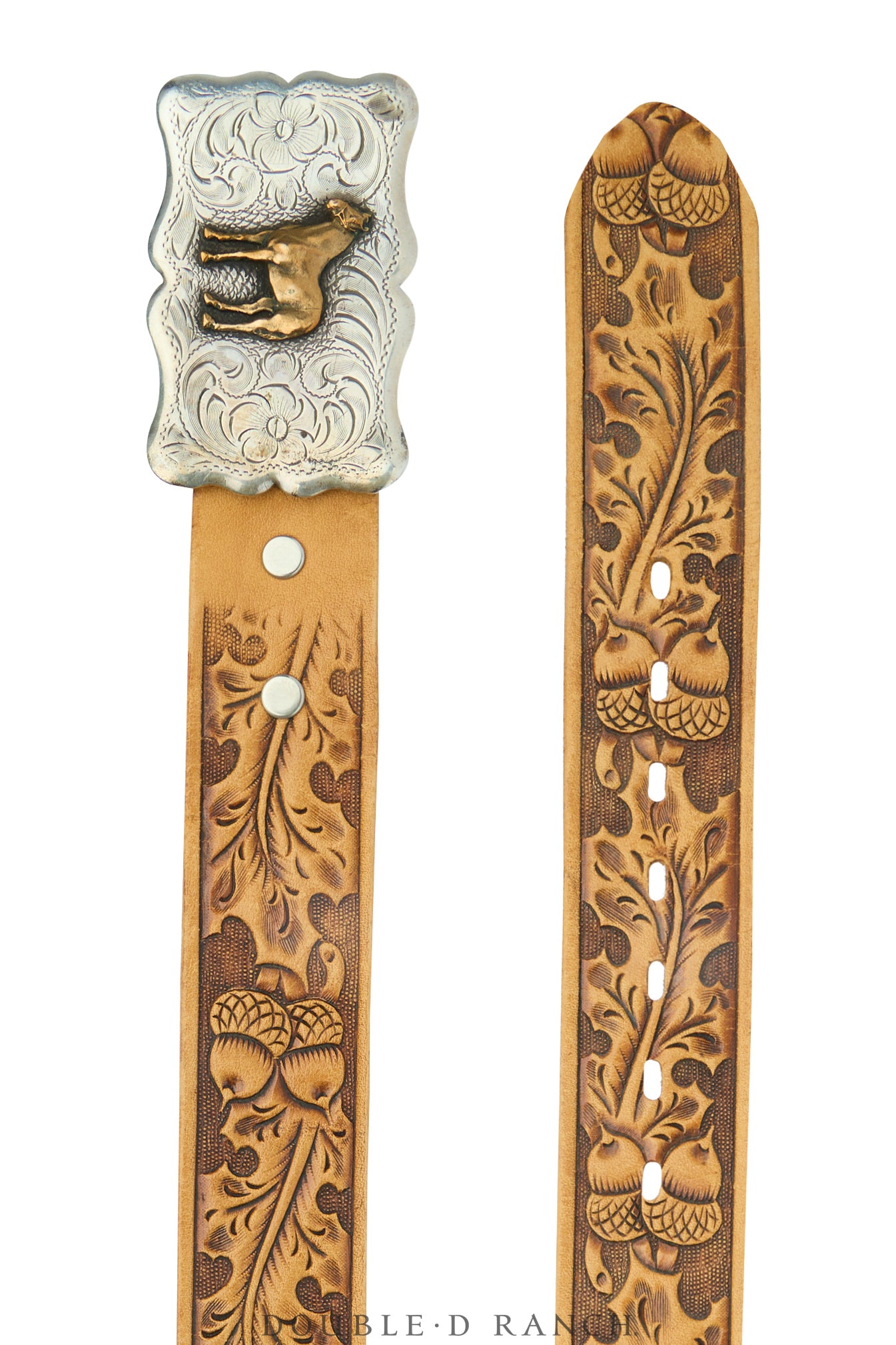 Belt, A Vintage, Buckle, Western, Quarter Horse, Hallmark, Vintage, 1003