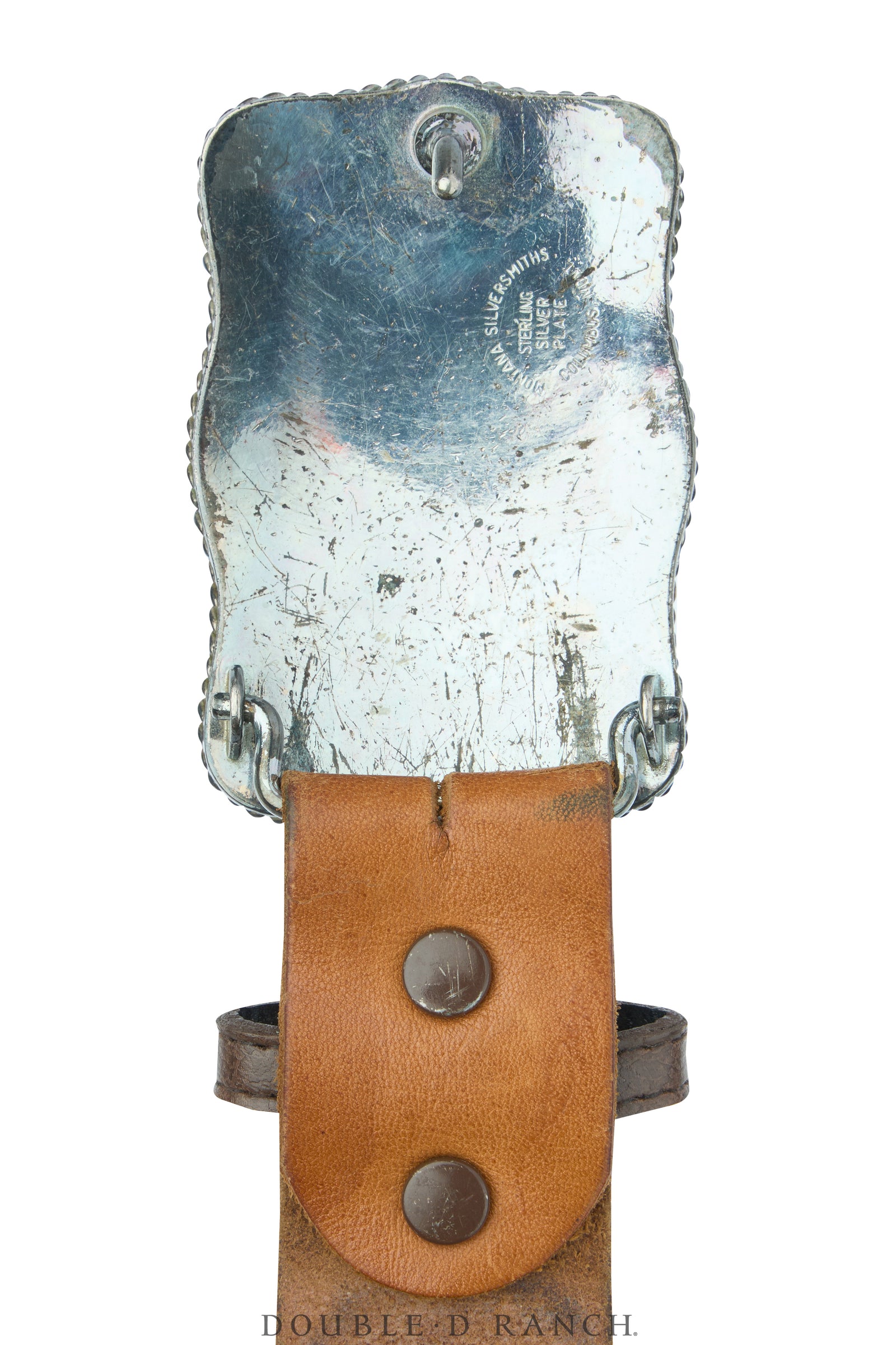 Belt, A Vintage, Buckle, Western, Roughneck Rodeo, Inlay, Vintage, 1007