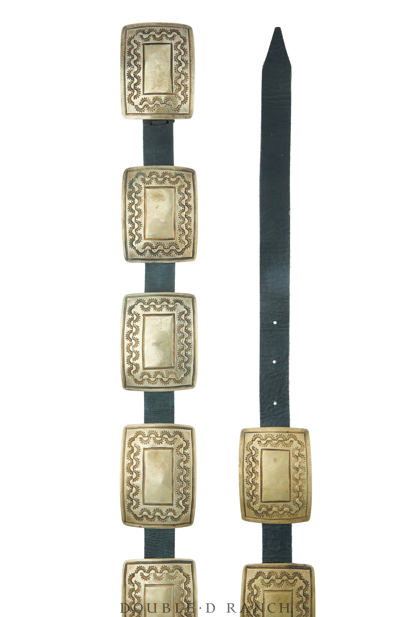 Belt, A Vintage, Concho, Nickel Silver, Vintage ‘80s, 1014