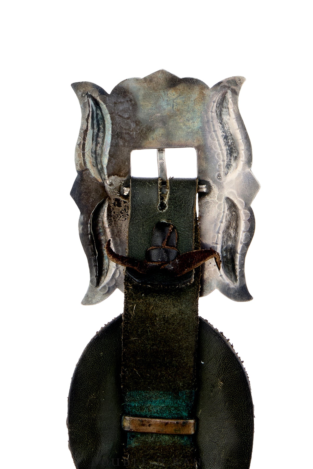 Belt, A Vintage, Concho, Sterling Silver, 2nd Phase, Heavy  Repouse, Hallmark, Vintage, 1169