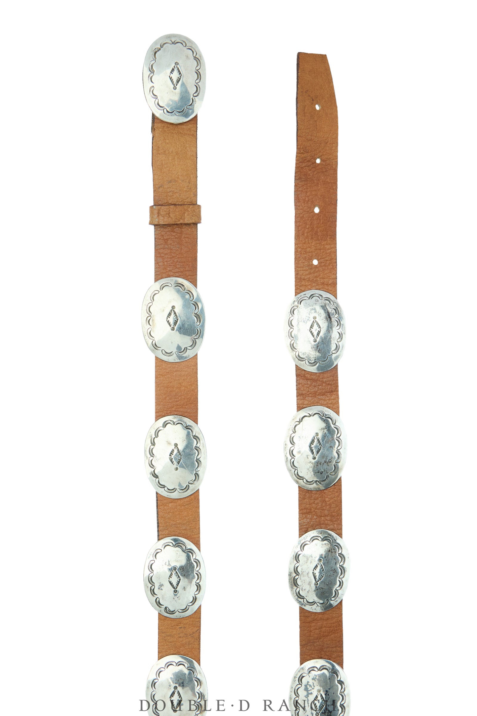 Belt, A Vintage, Concho, Sterling Silver, Jean Friendly, Vintage, 1017