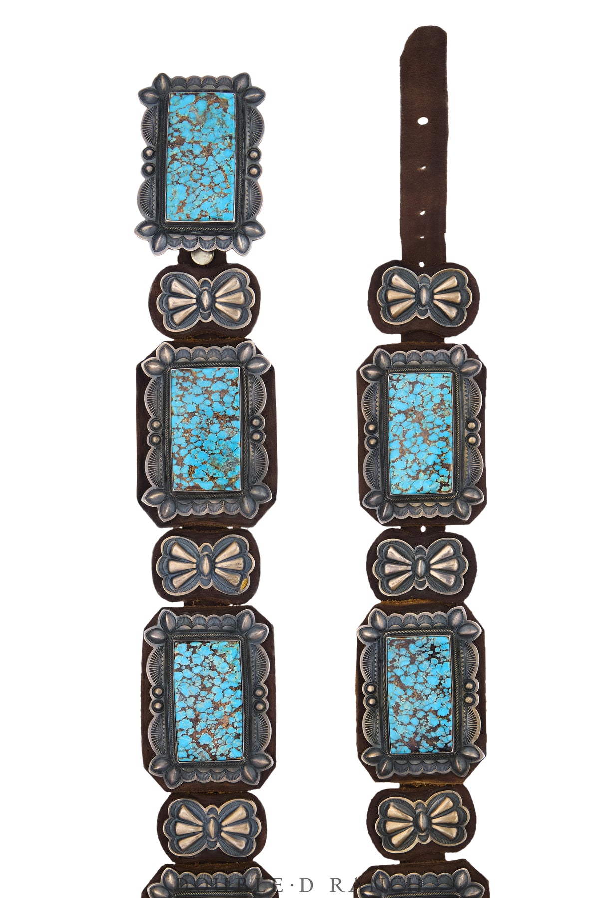 Belt, A Vintage, Concho, Turquoise, Harry Morgan Hallmark, Museum Quality, Vintage, 1170