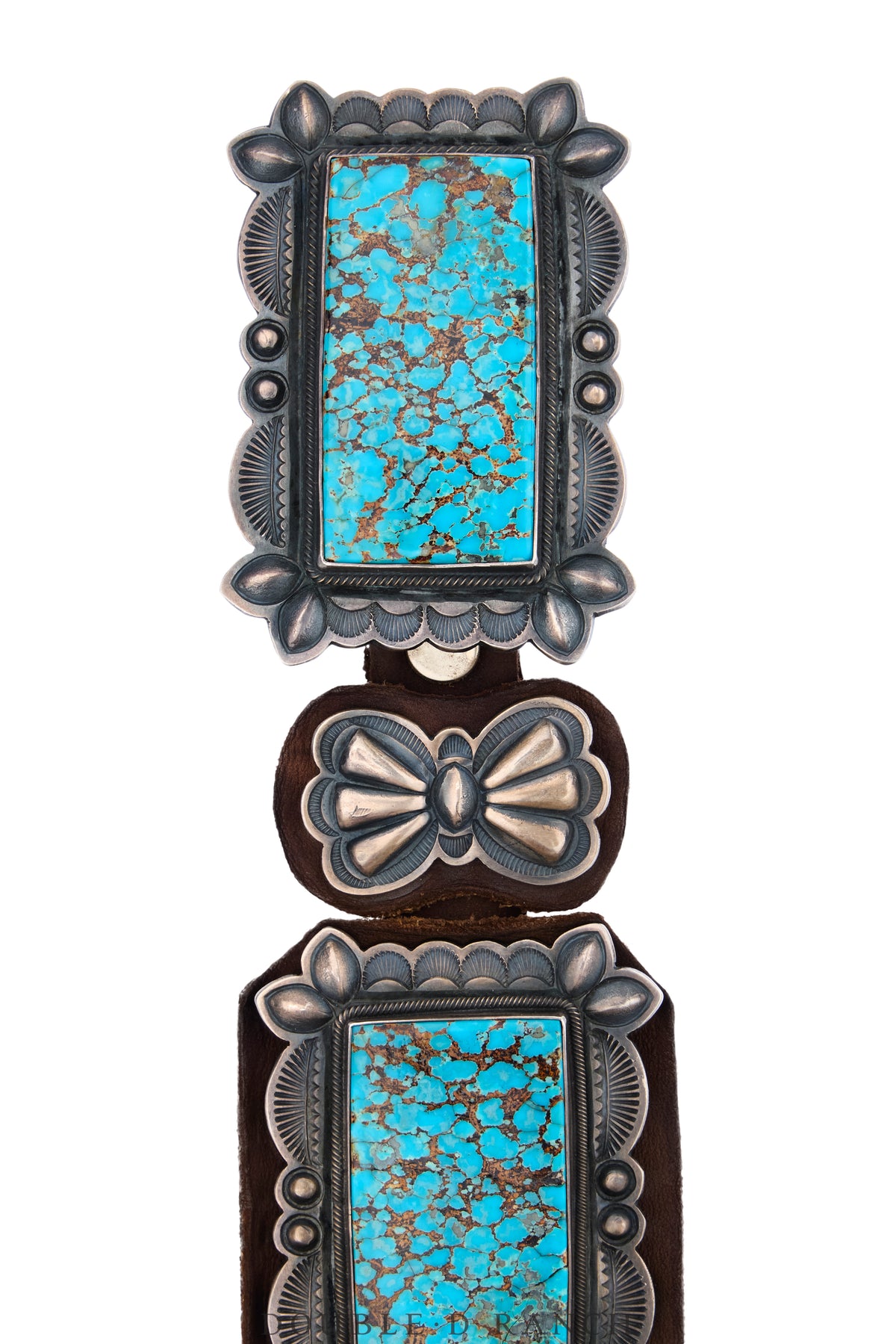 Belt, A Vintage, Concho, Turquoise, Harry Morgan Hallmark, Museum Quality, Vintage, 1170