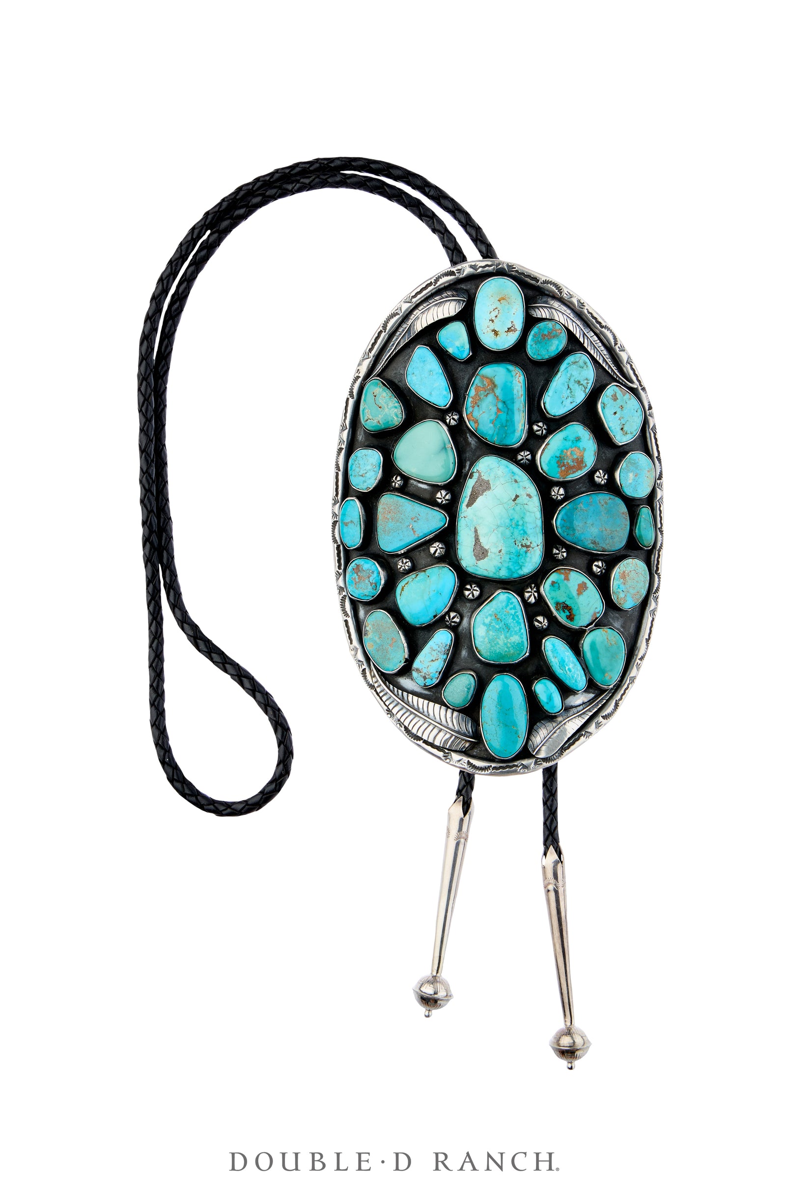 Bolo, Cluster, Turquoise, Outstanding, Hallmark, Vintage, 3918