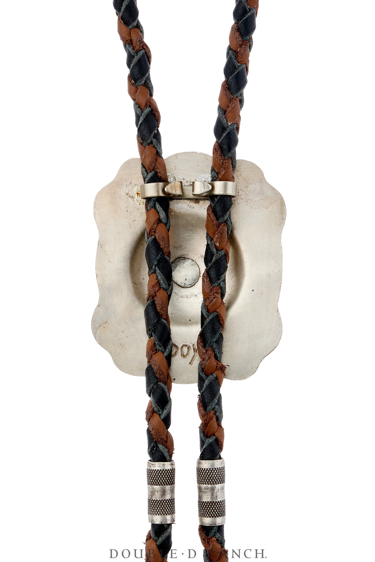 Bolo, Concho, Engraved, Horsehair, Linda Doyle Hallmark, New Old Stock, 3919