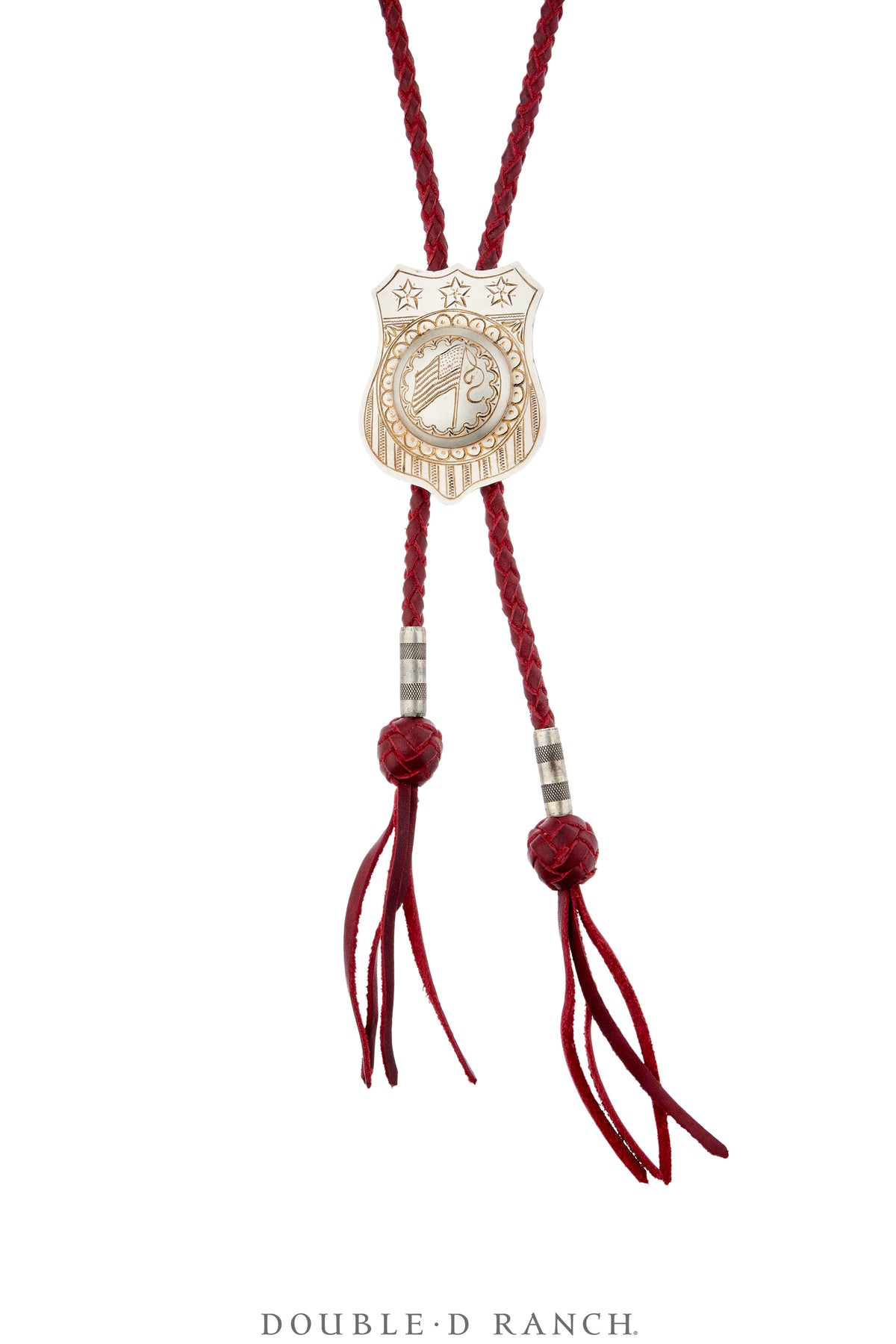 Bolo, Concho, Engraved, Patriotic, Linda Doyle Hallmark, New Old Stock, 3920