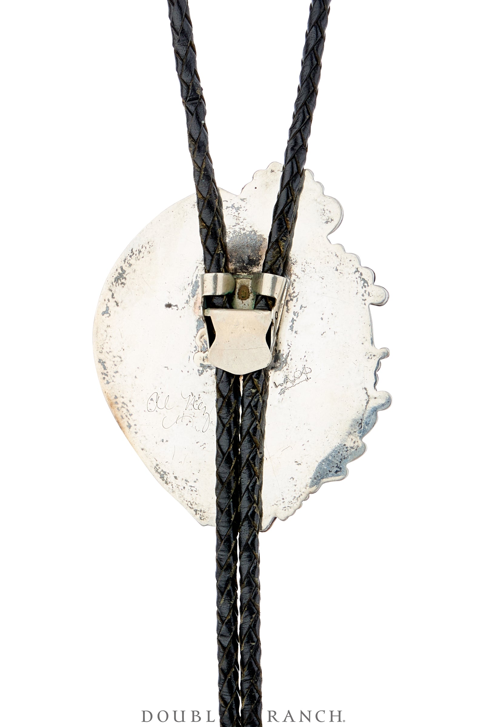 Bolo, Natural Stone, Turquoise, Wire Work, Hallmark, Vintage, 3921