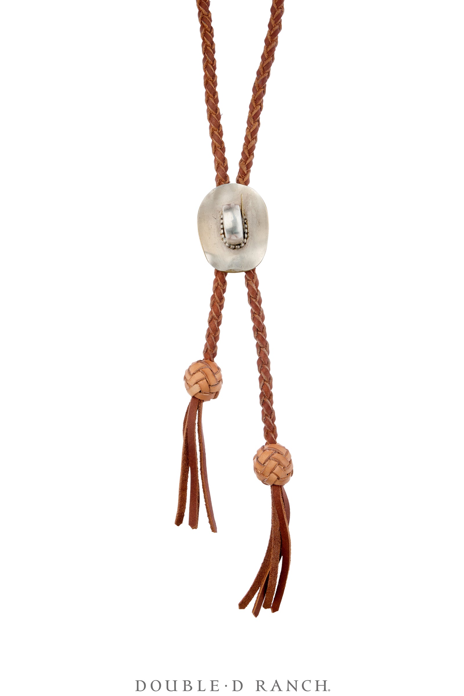 Bolo, Novelty, Silver Overlay, Cowboy Hat, Hallmark, Contemporary, 3922