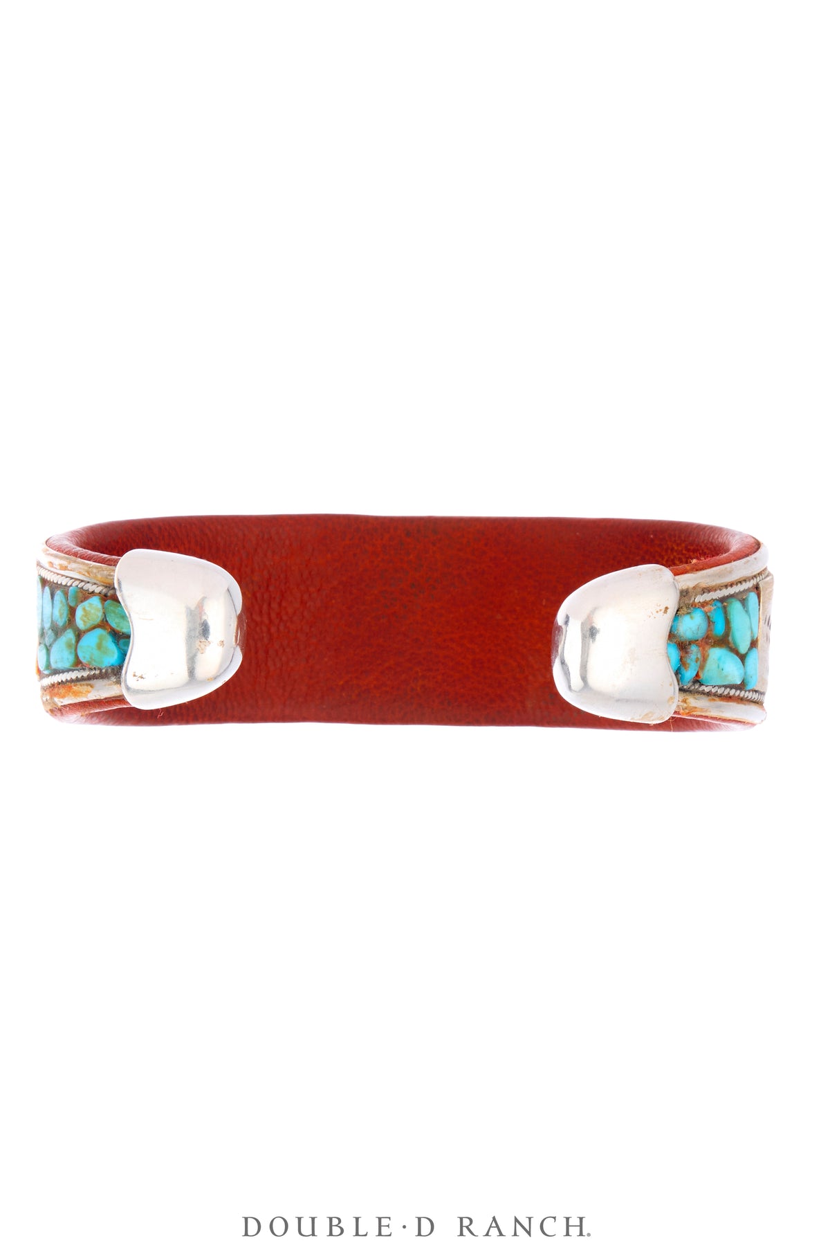 Cuff, Inlay, Turquoise, Leather Lined, Artisan, Charlie Favour, Contemporary, 4338