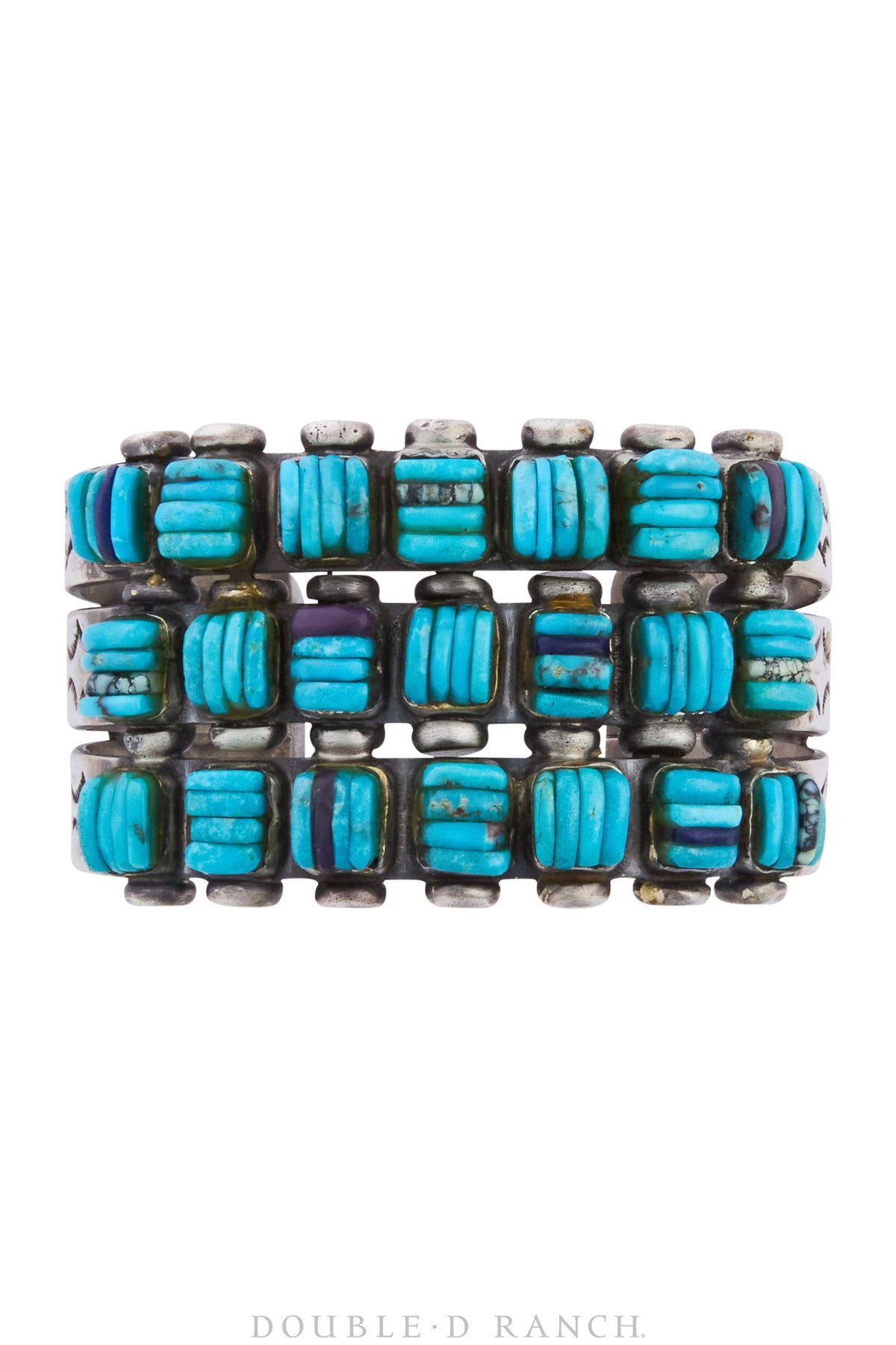 Cuff, Novelty, Turquoise Basketweave, Hallmark, Vintage, 3802