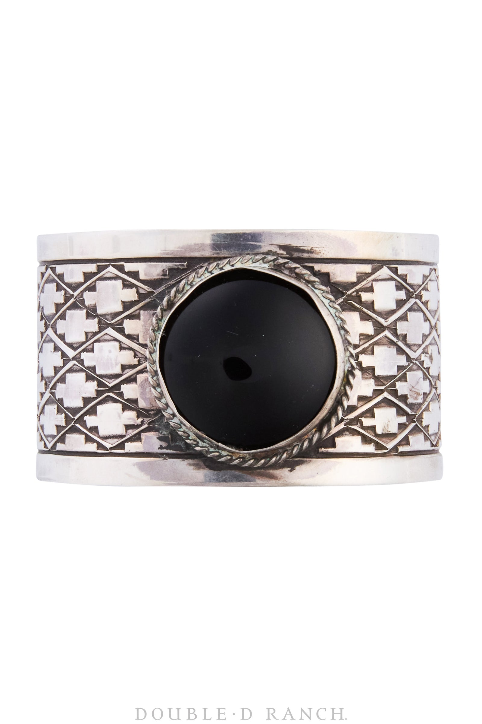 Cuff, Natural Stone, Onyx, Hallmark, Vintage, 3800