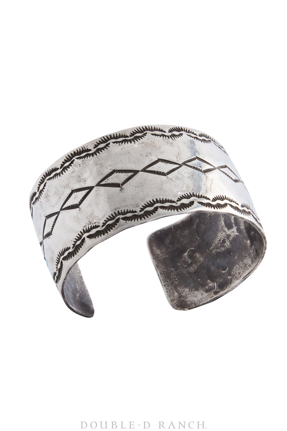 Cuff, Stampwork, Sterling Silver, Hallmark, Vintage, 3768