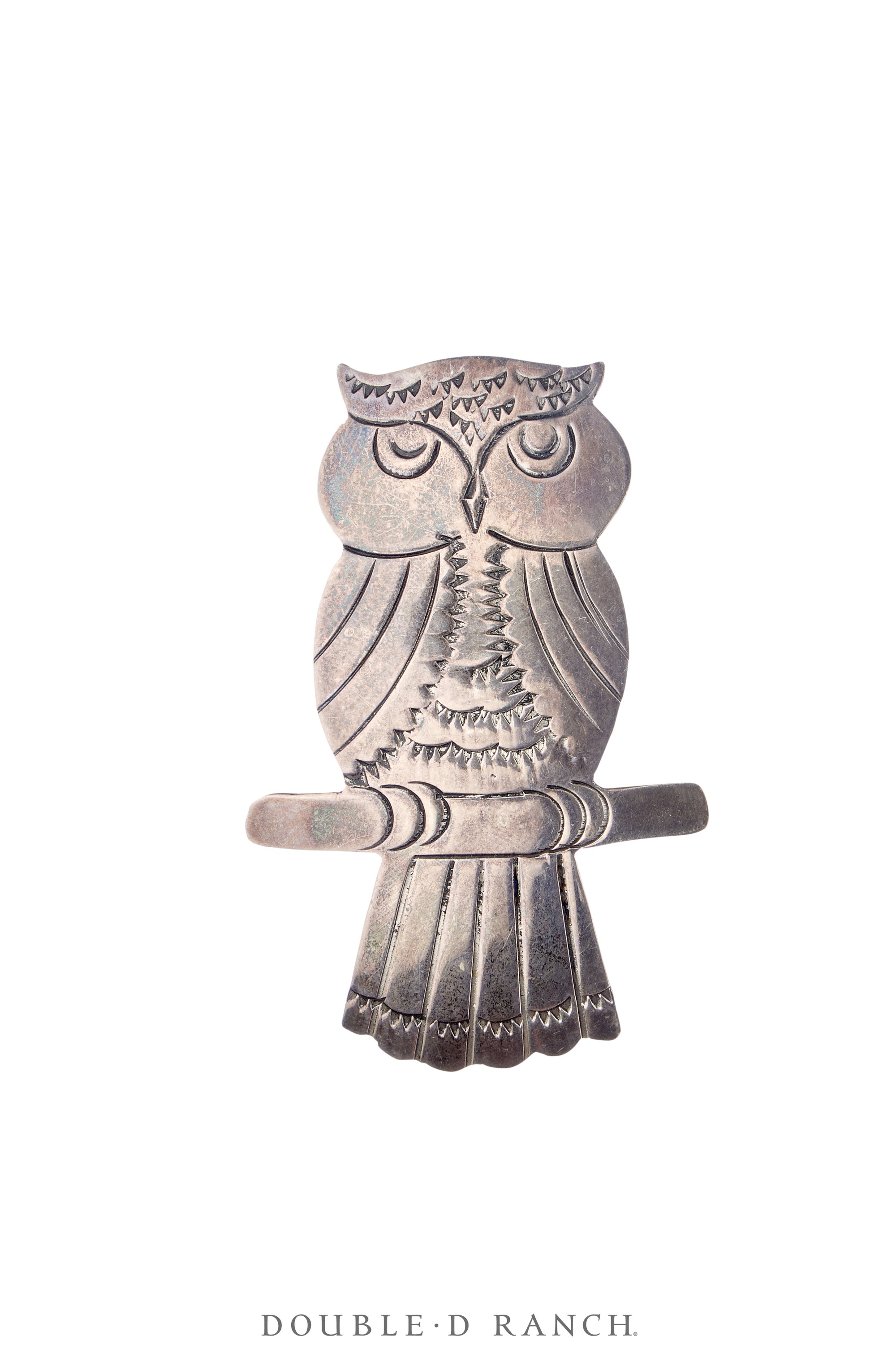 Pin, Novelty,  Sterling Silver, Owl, Hallmark, Vintage, 1239