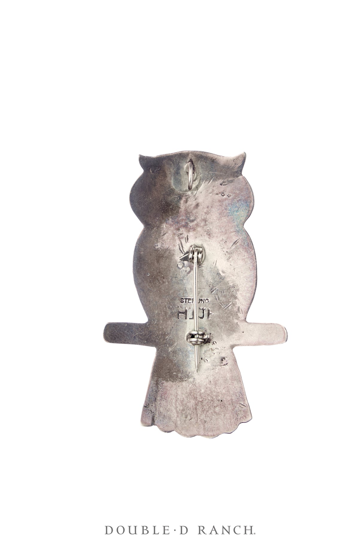 Pin, Novelty,  Sterling Silver, Owl, Hallmark, Vintage, 1239