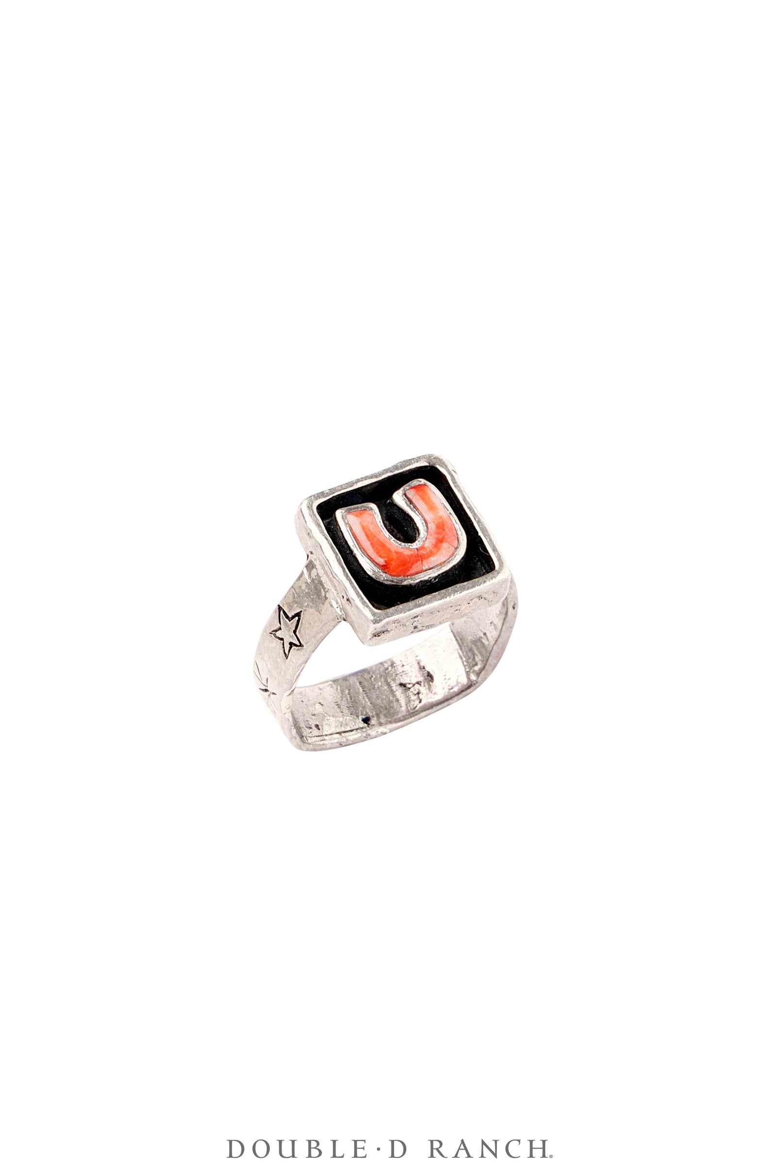Ring, Inlay, Horseshoe, Hallmark, Contemporary, 835G