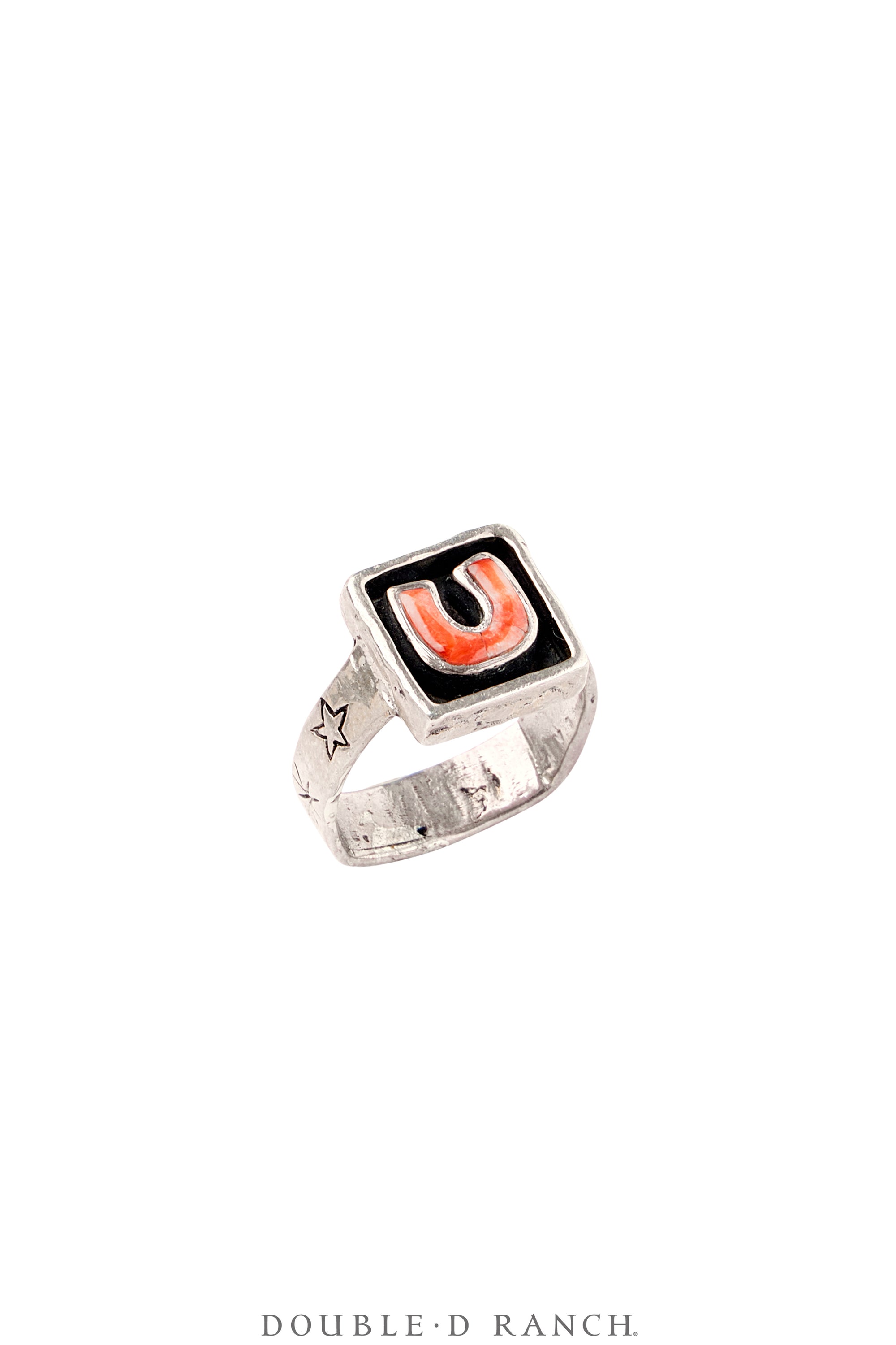 Ring, Inlay, Horseshoe, Hallmark, Contemporary, 835G