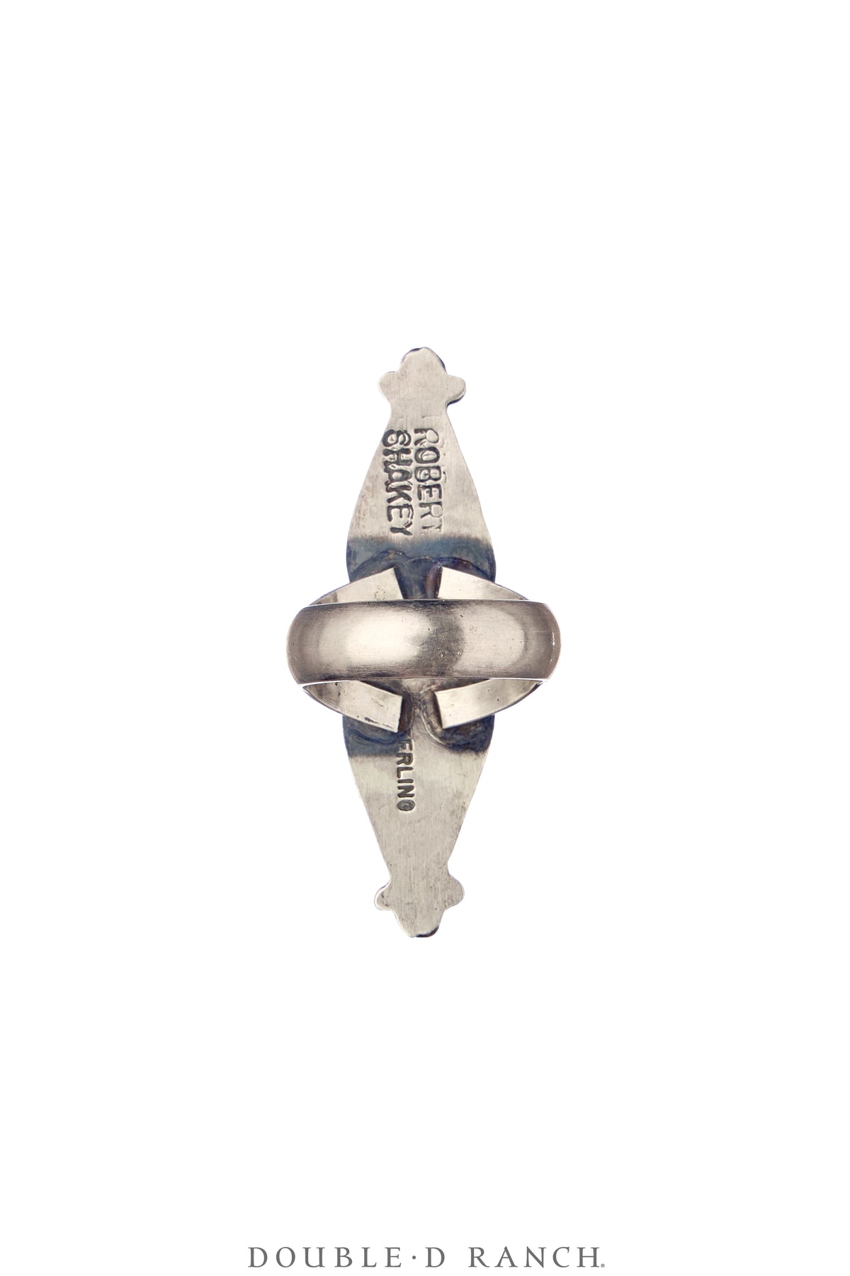 Ring, Double Stone, Turquoise, Boulder Ribbon Mine, Hallmark, Contemporary, 1867