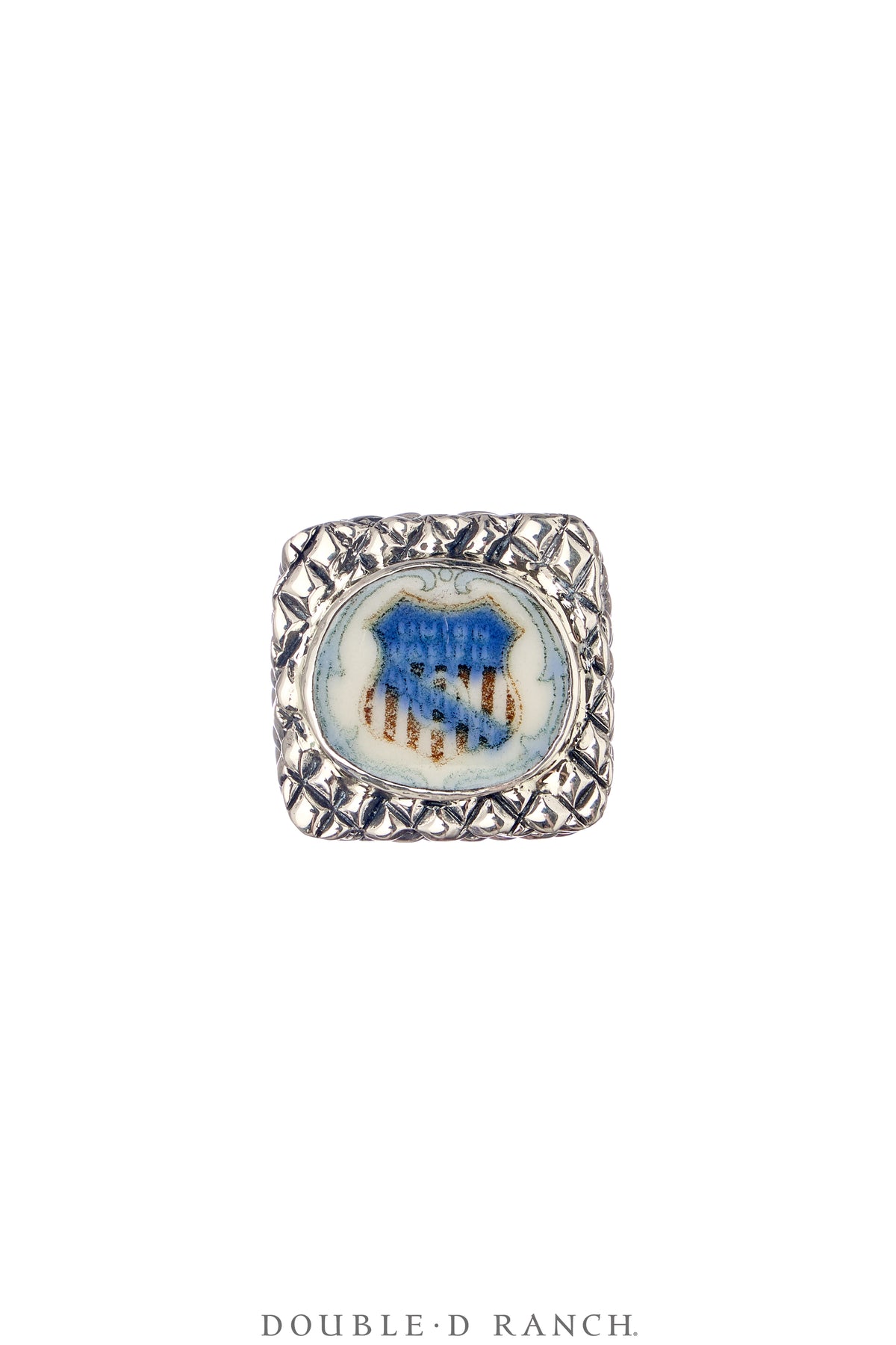 Ring, Union Pacific Shield, Railroad China, Dian Malouf, Contemporary, 1859