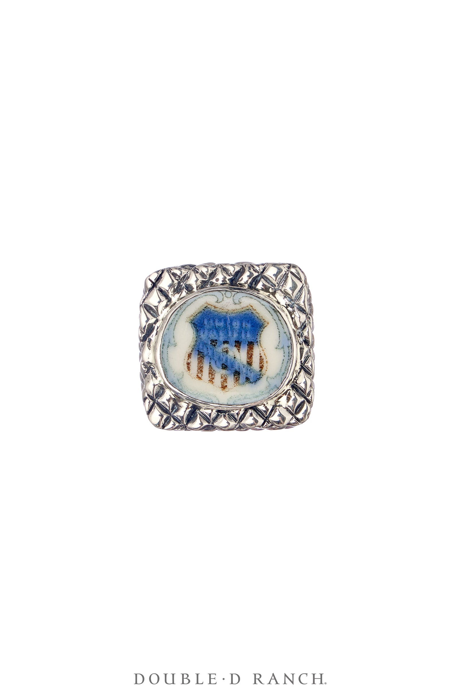 Ring, Union Pacific Shield, Railroad China, Dian Malouf, Contemporary, 1859