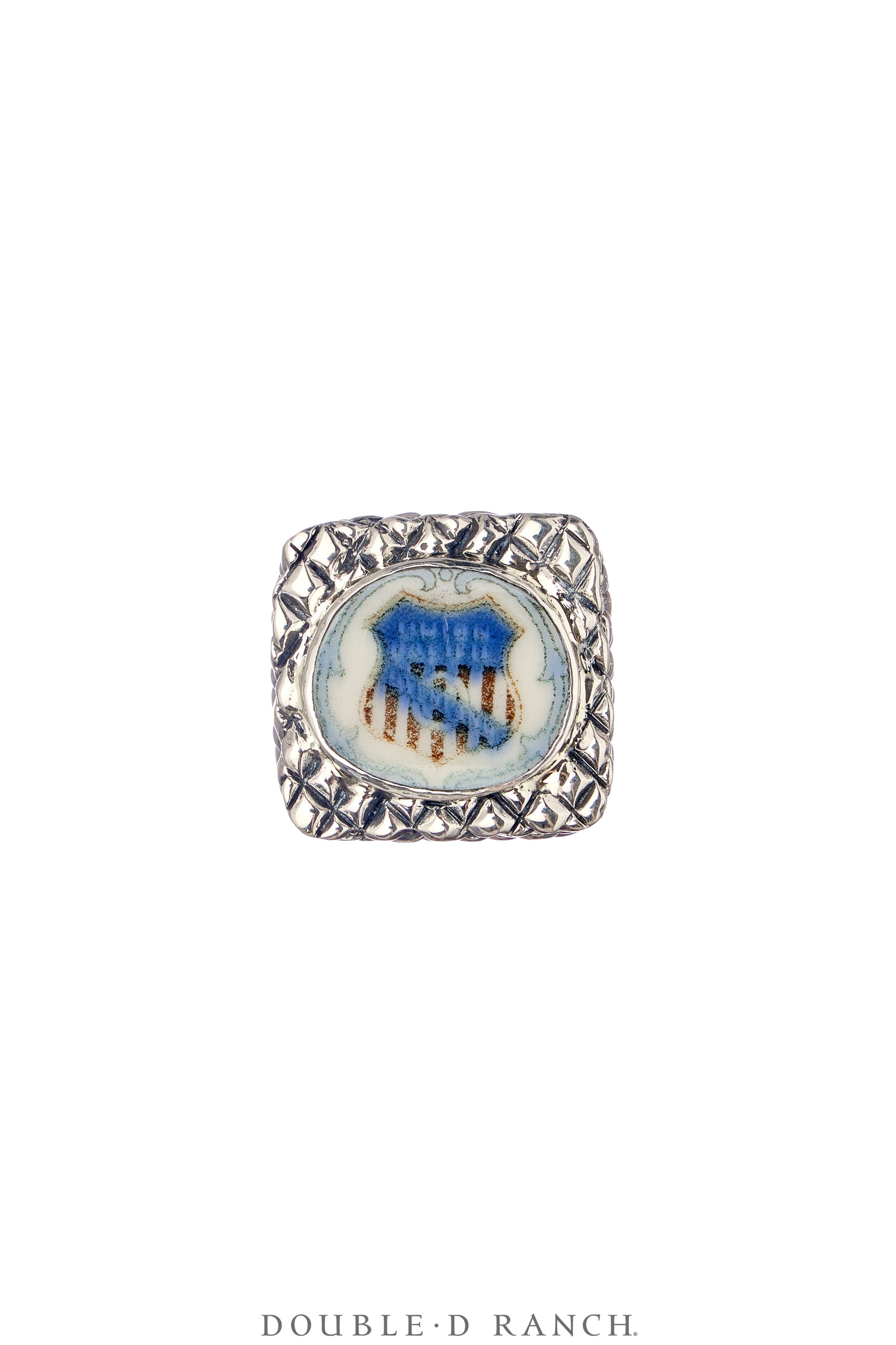 Ring, Union Pacific Shield, Railroad China, Dian Malouf, Contemporary, 1859