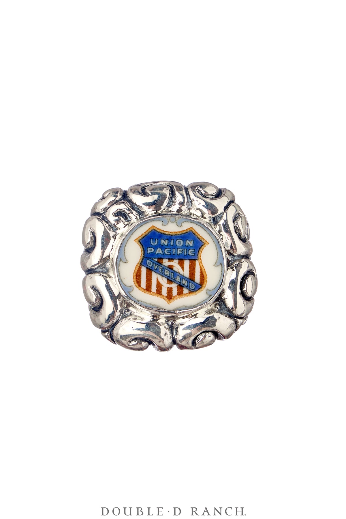 Ring, Union Pacific Shield, Railroad China, Dian Malouf, Contemporary, 1861