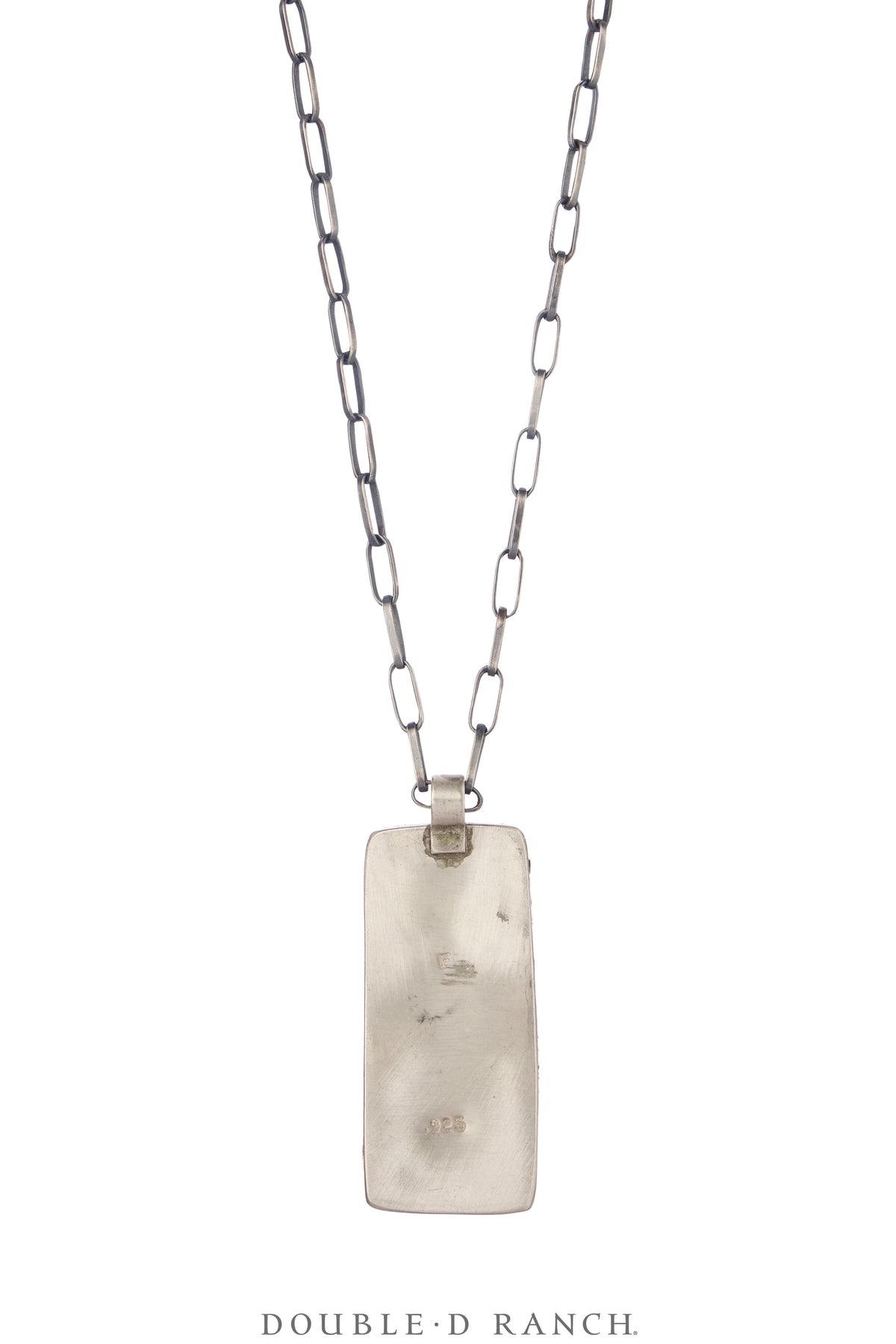 Necklace, Novelty, Leather Tab, Turquoise, Charlie Favour, Contempory, 3686