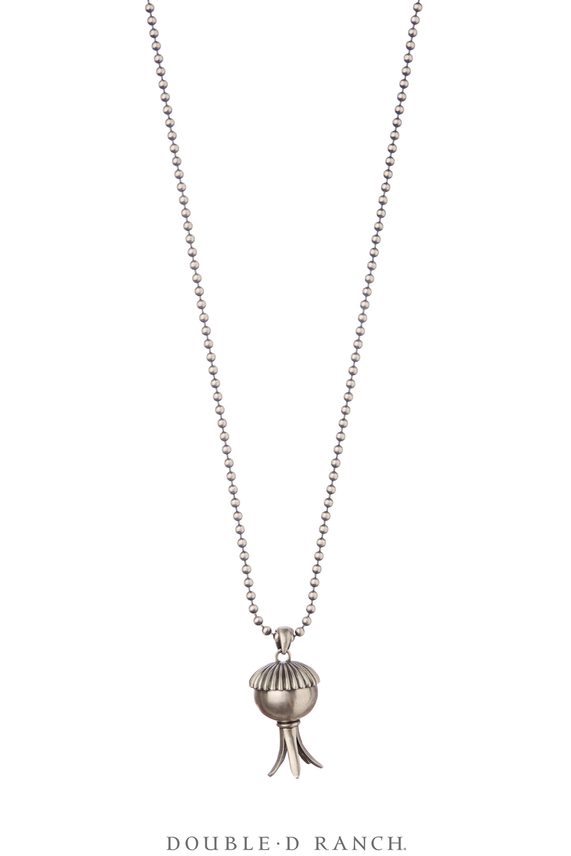 Necklace, Blossom, Sterling Silver, Acorn Blossom, Dennis Hogan, Contemporary, 3684
