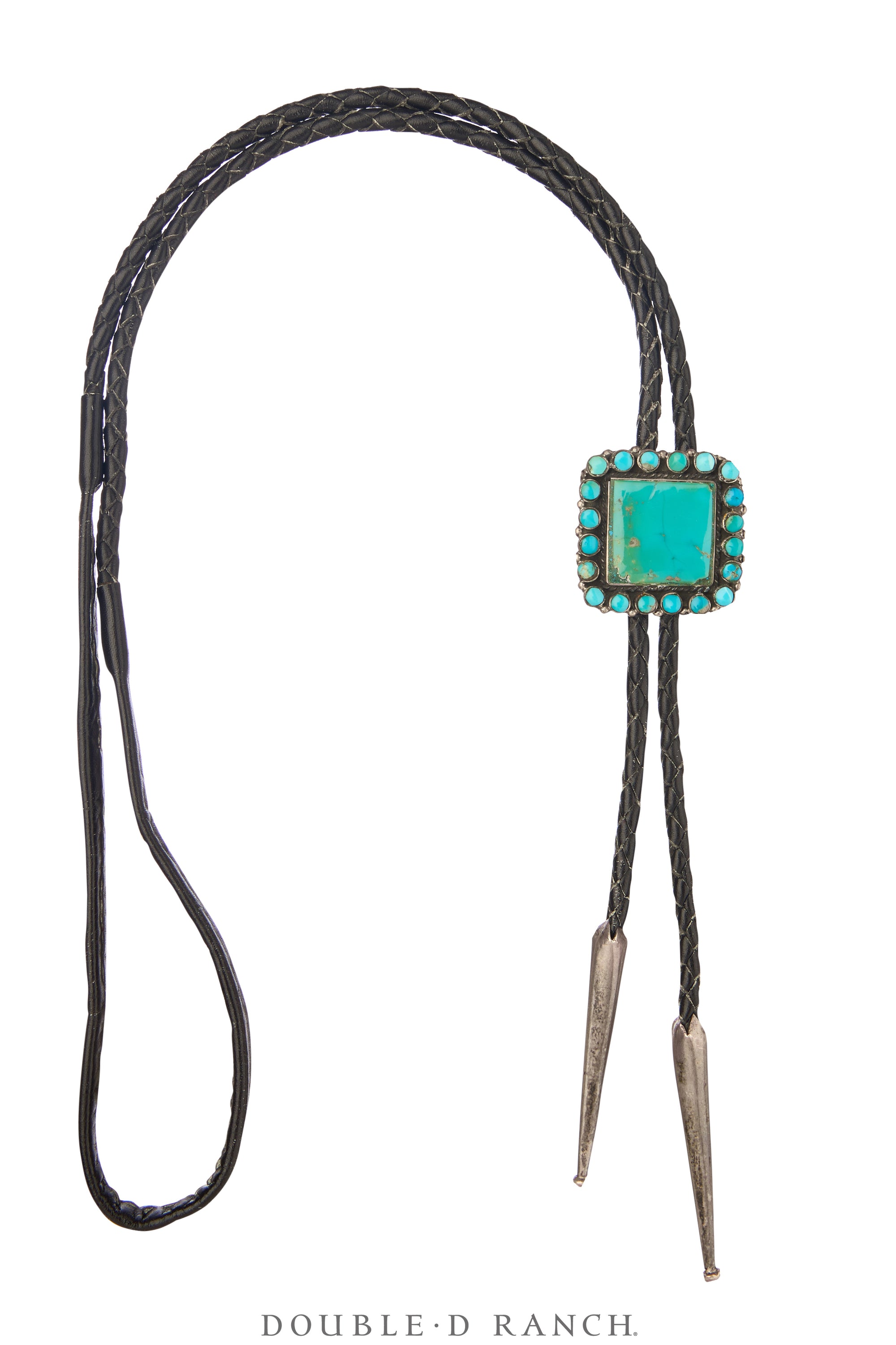 Bolo, Cluster, Turquoise, Vintage, 3666