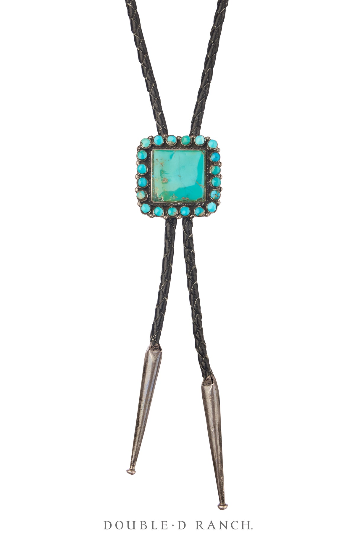 Bolo, Cluster, Turquoise, Vintage, 3666