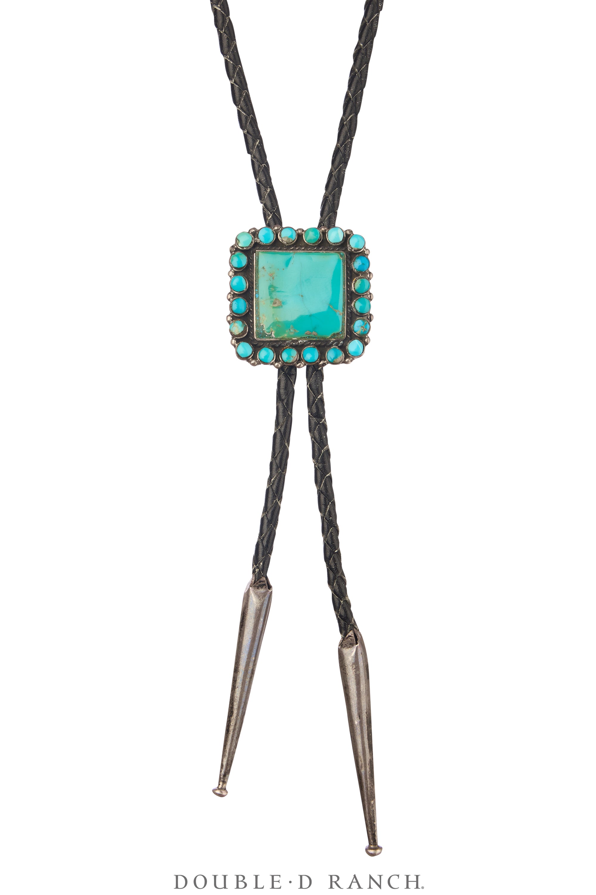 Bolo, Cluster, Turquoise, Vintage, 3666